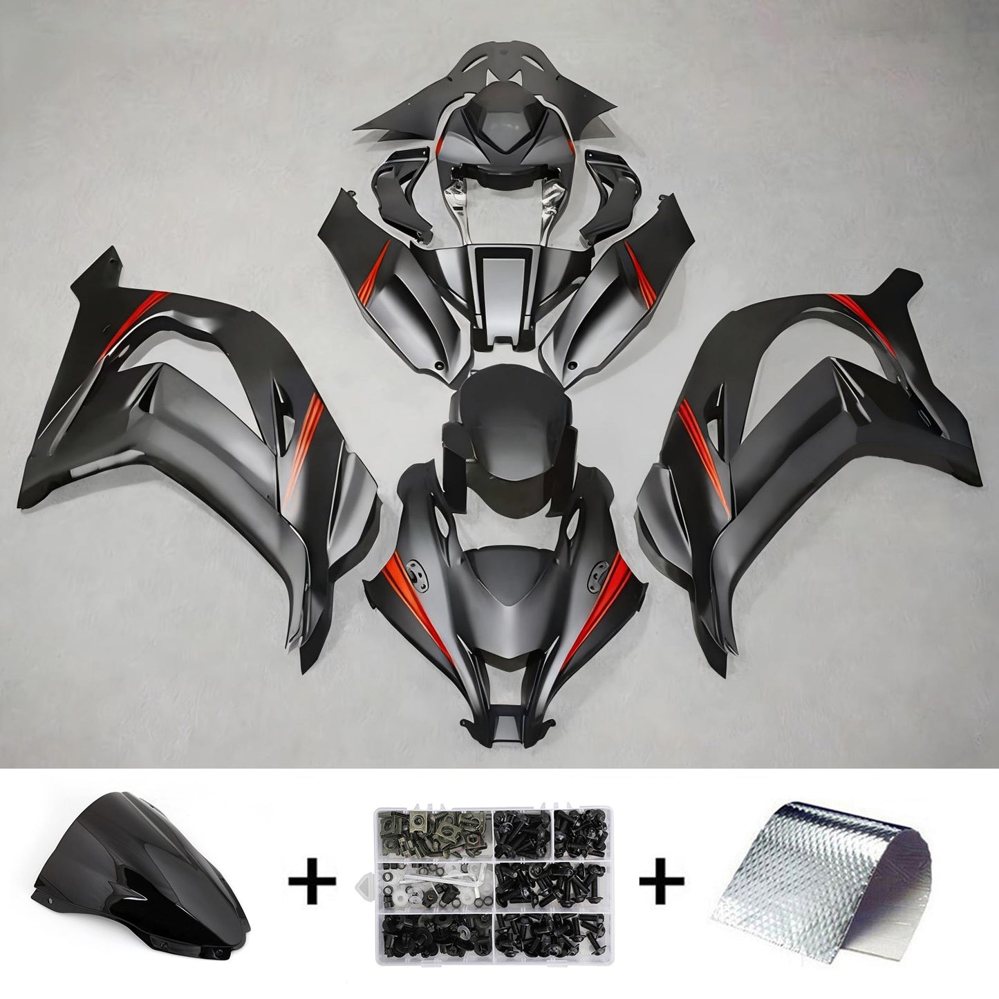 Kit carenatura iniezione in plastica ABS adatto per Kawasaki ZX10R 2016-2020