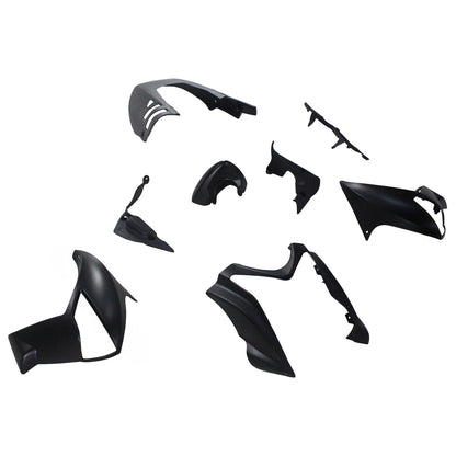 Amotopart Kawasaki 2009-2010 Kit di rivestimento nero ER6N