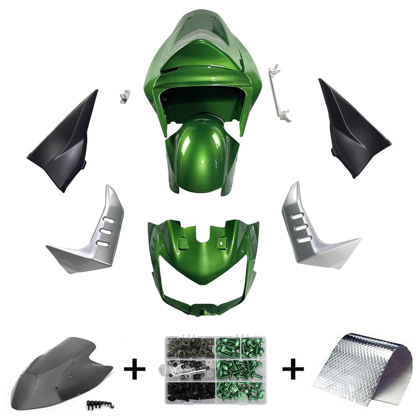 Kit carena iniezione Kawasaki Z1000 2003-2006 Carrozzeria plastica ABS