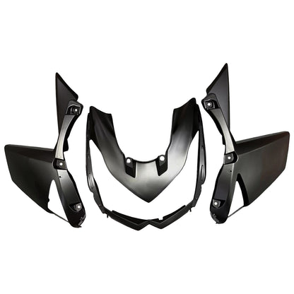 Amotopart Kawasaki Z1000 2010-2013 kit di rivestimento nero altamente arancione