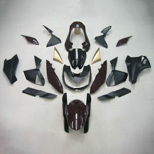 Amotopart Kawasaki Z1000 2010-2013 Kit di rivestimento nero