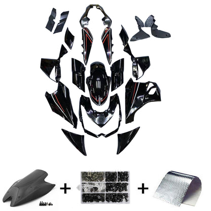 Amotopart Kawasaki Z1000 2010-2013 Kit carena Carrozzeria Plastica ABS