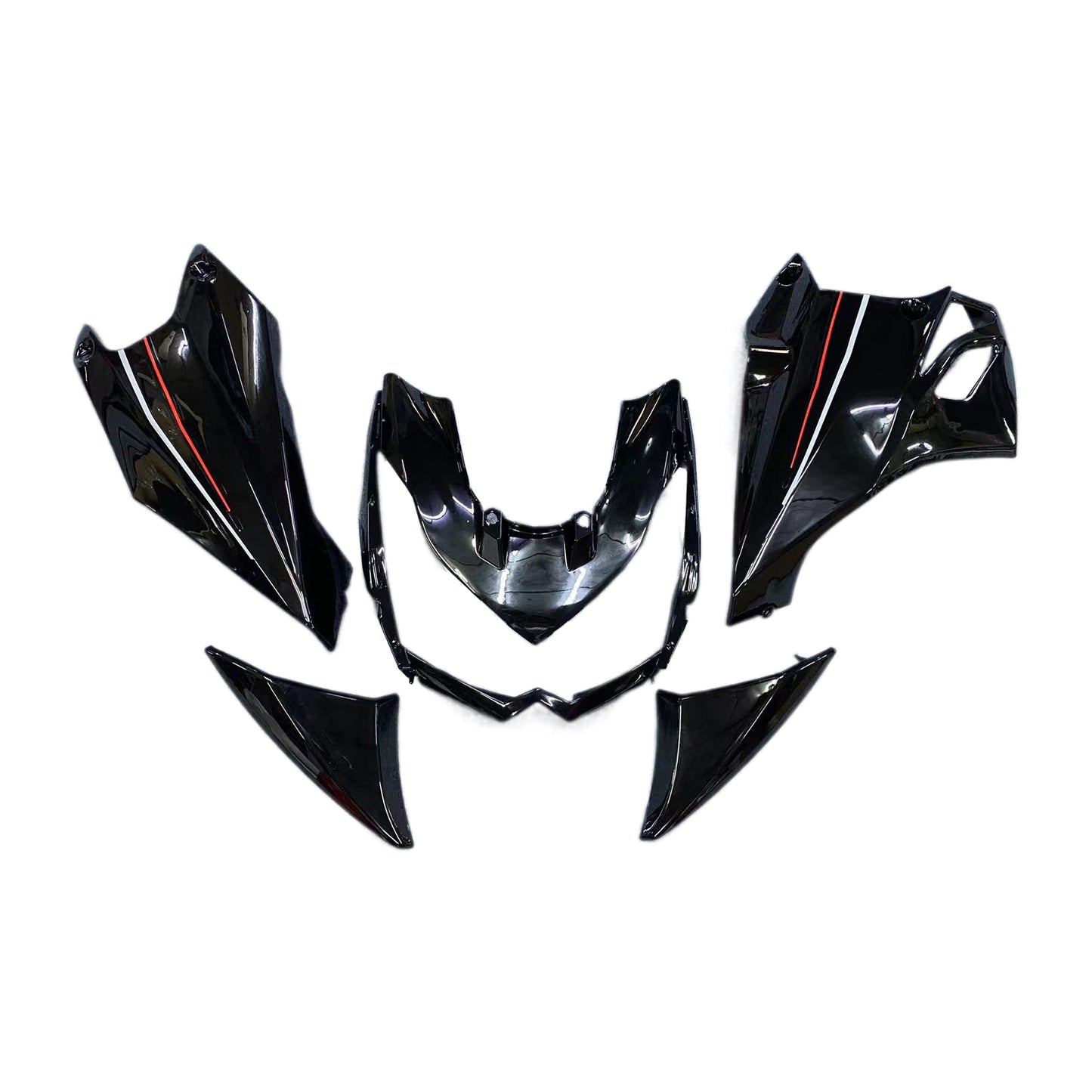 Amotopart Kawasaki Z1000 2010-2013 Kit carena Carrozzeria Plastica ABS