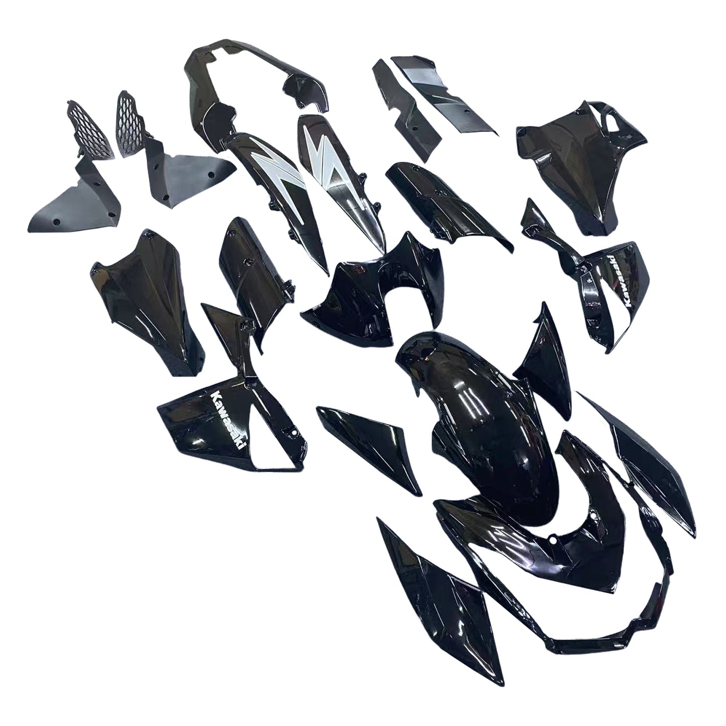 Amotopart Kawasaki Z1000 2010-2013 Kit carena Carrozzeria Plastica ABS