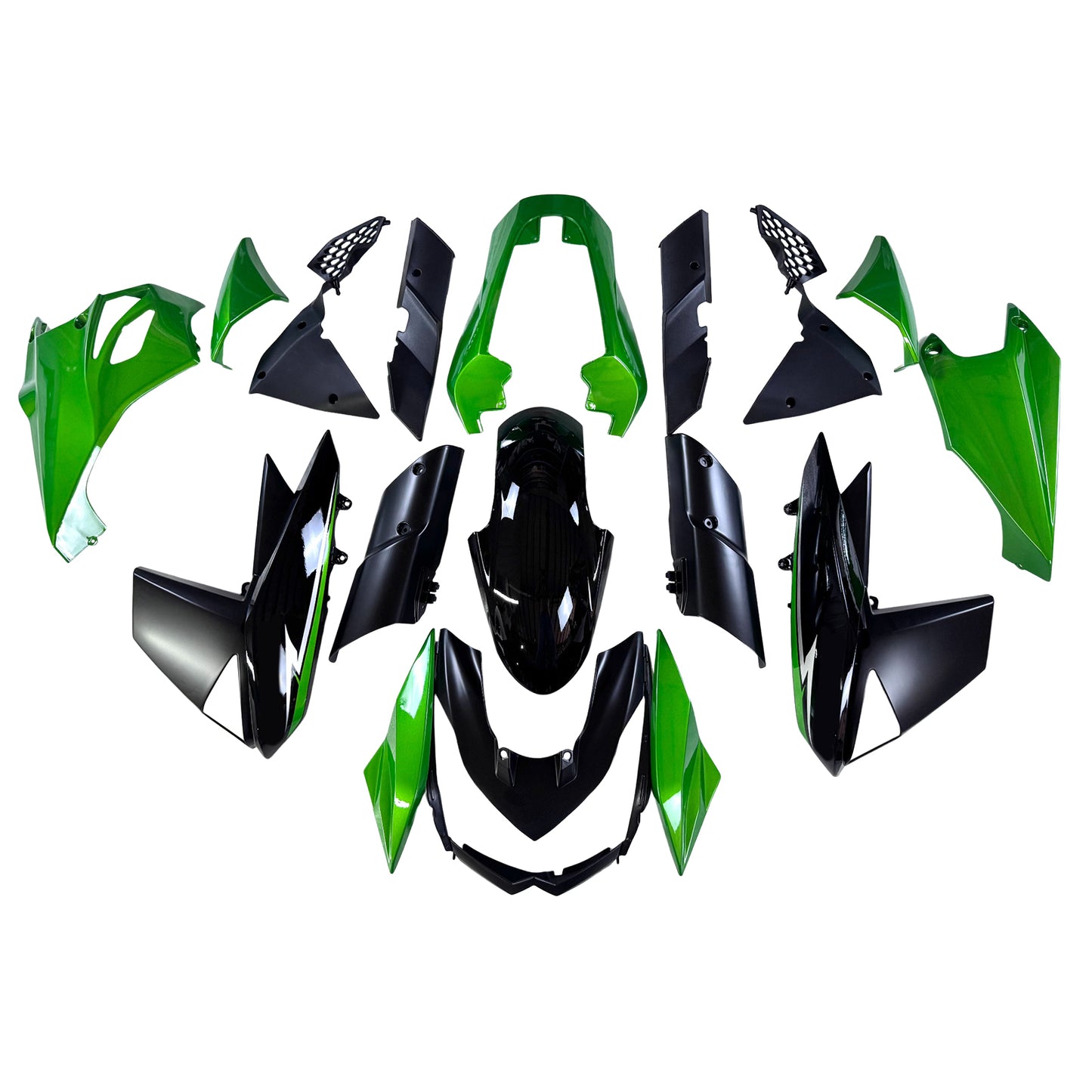 Amotopart Kawasaki Z1000 2010-2013 Kit carena Carrozzeria Plastica ABS