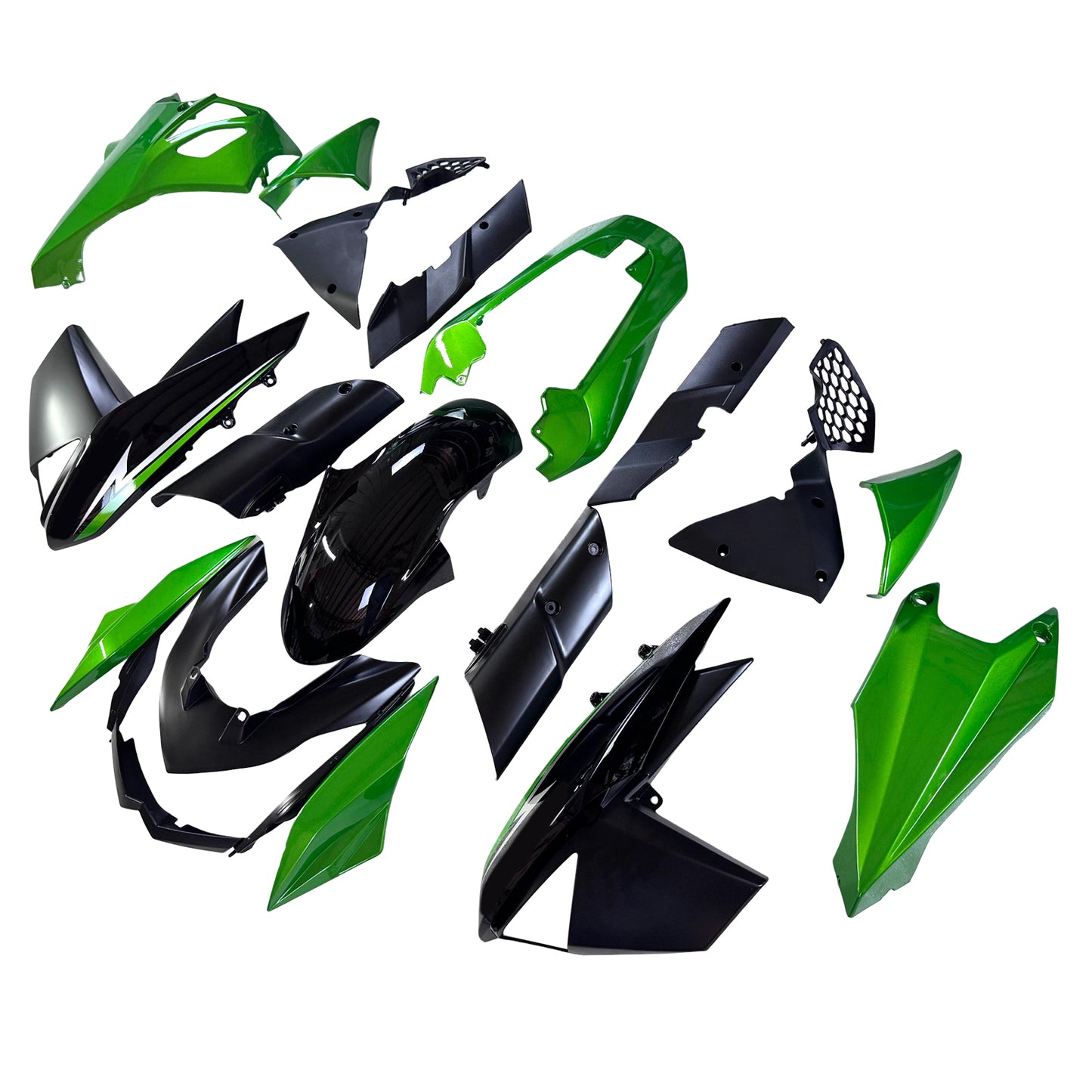 Amotopart Kawasaki Z1000 2010-2013 Kit carena Carrozzeria Plastica ABS