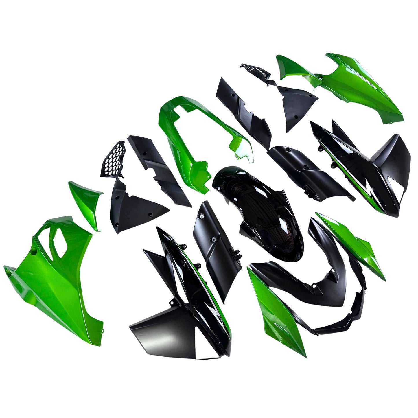 Amotopart Kawasaki Z1000 2010-2013 Kit carena Carrozzeria Plastica ABS