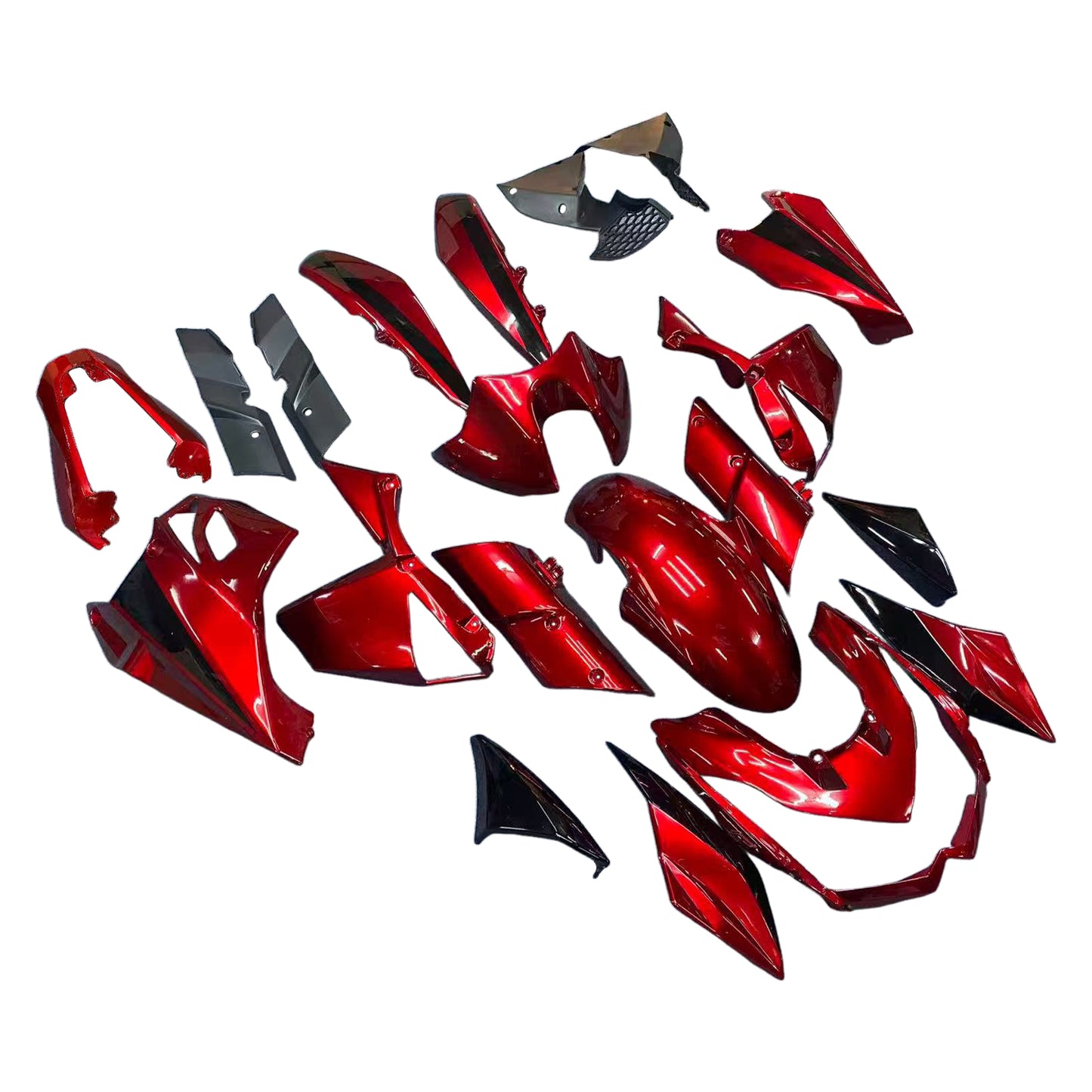 Amotopart Kawasaki Z1000 2010-2013 Kit carena Carrozzeria Plastica ABS