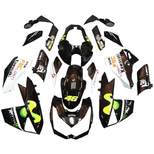Amotopart Kawasaki Z1000 2010-2013 Kit carena Carrozzeria Plastica ABS