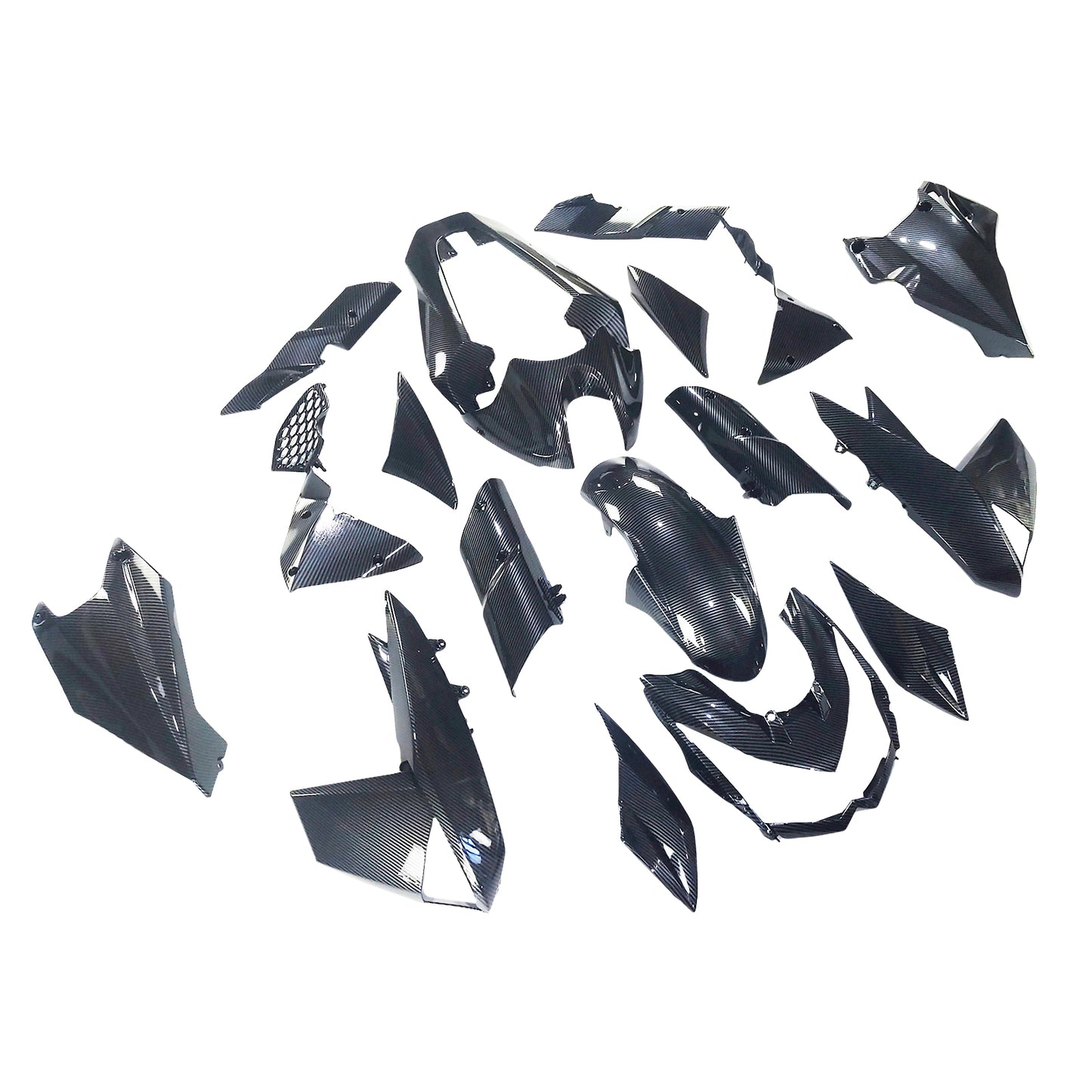 Amotopart Kawasaki Z1000 2010-2013 Kit carena Carrozzeria Plastica ABS