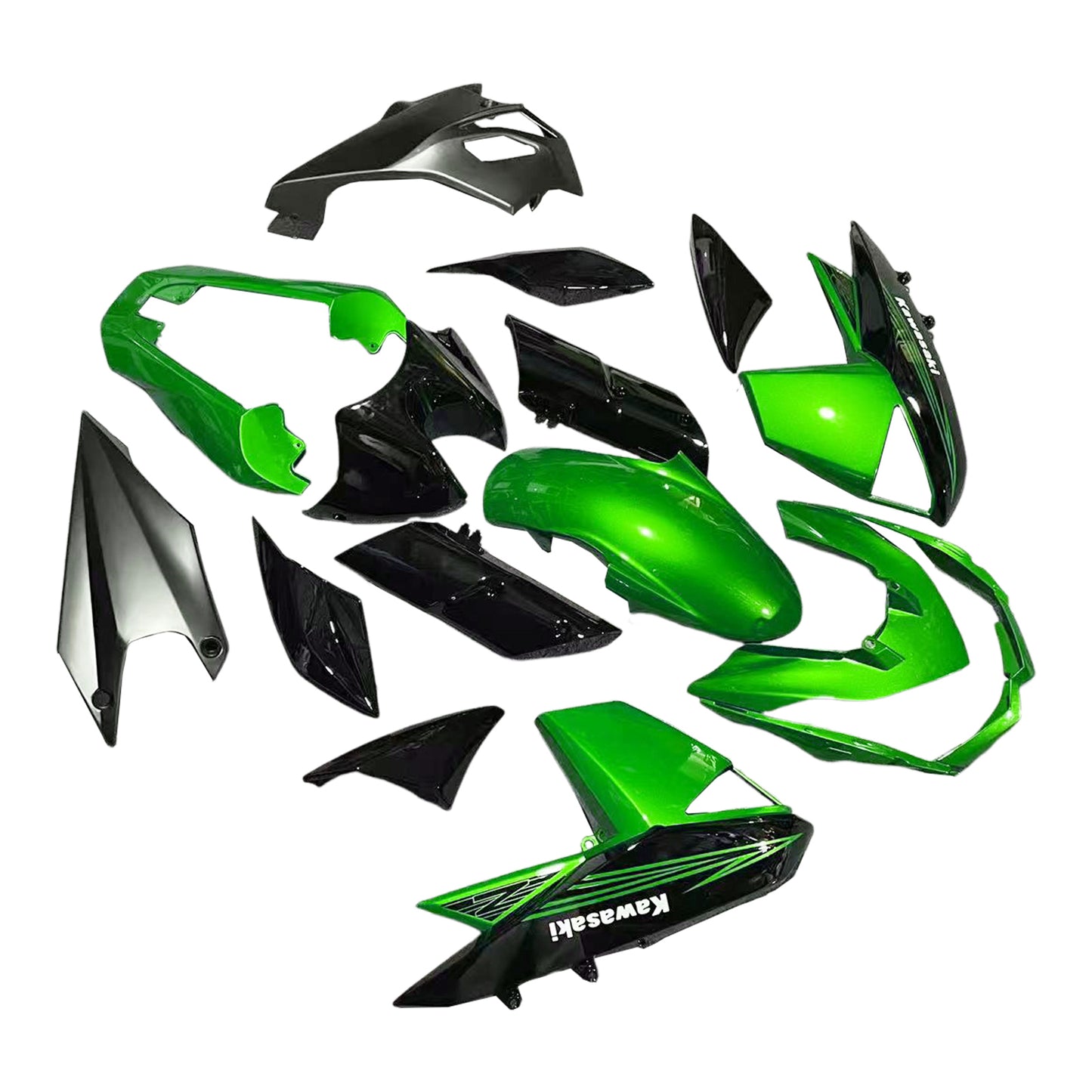 Amotopart Kawasaki Z1000 2010-2013 Kit carena Carrozzeria Plastica ABS