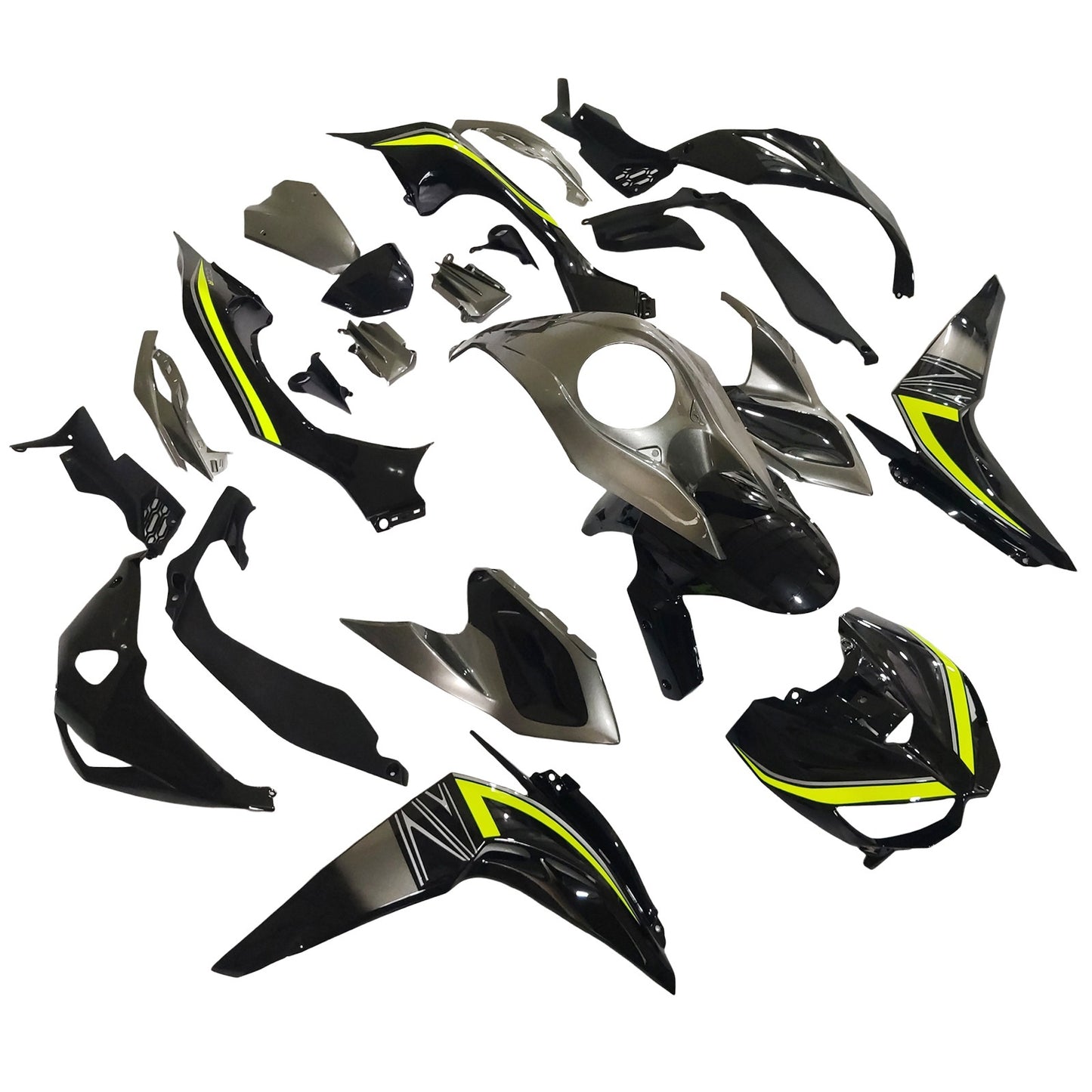 Amotopart Kawasaki Z1000 2014-2017 Kit carena Carrozzeria Plastica ABS