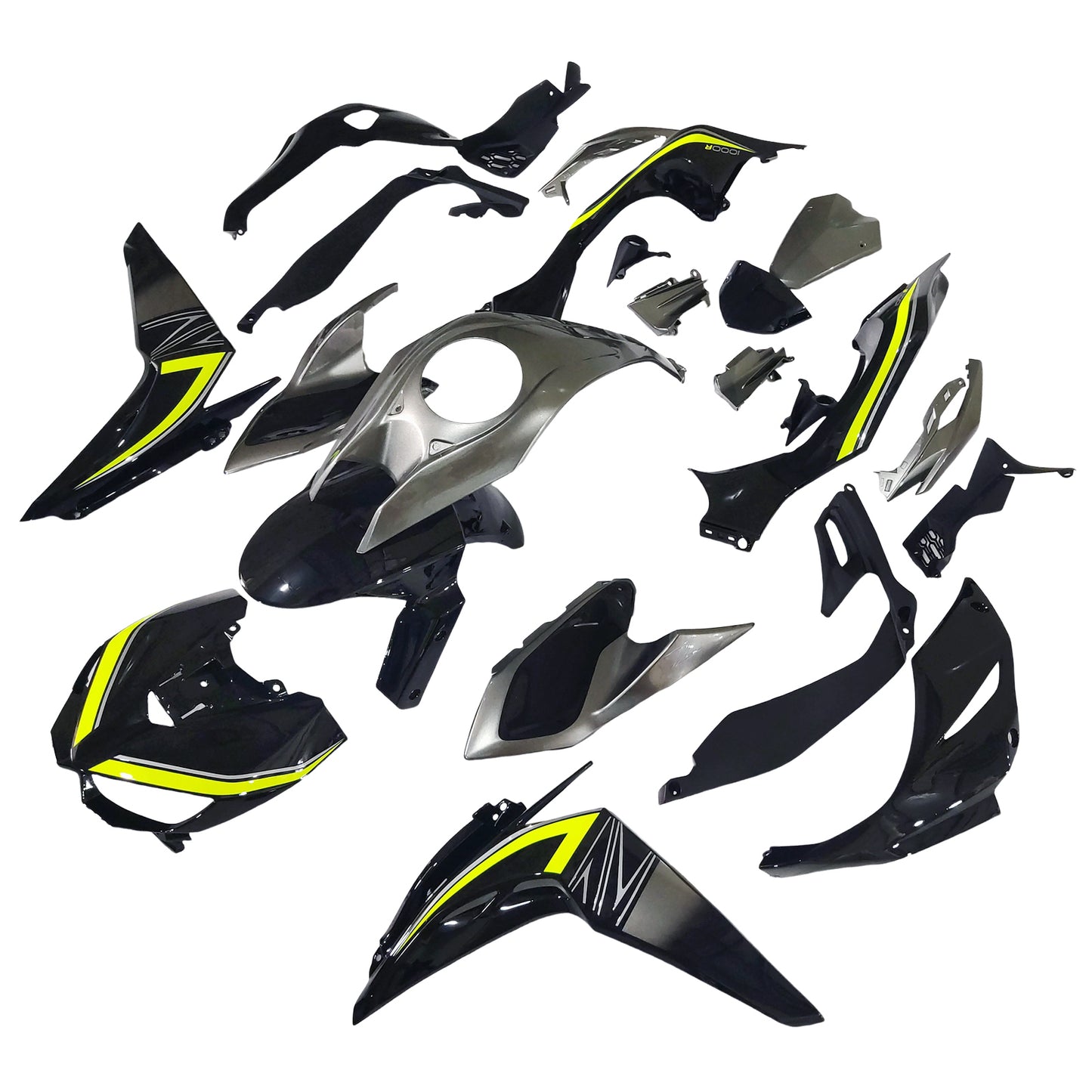 Amotopart Kawasaki Z1000 2014-2017 Kit carena Carrozzeria Plastica ABS