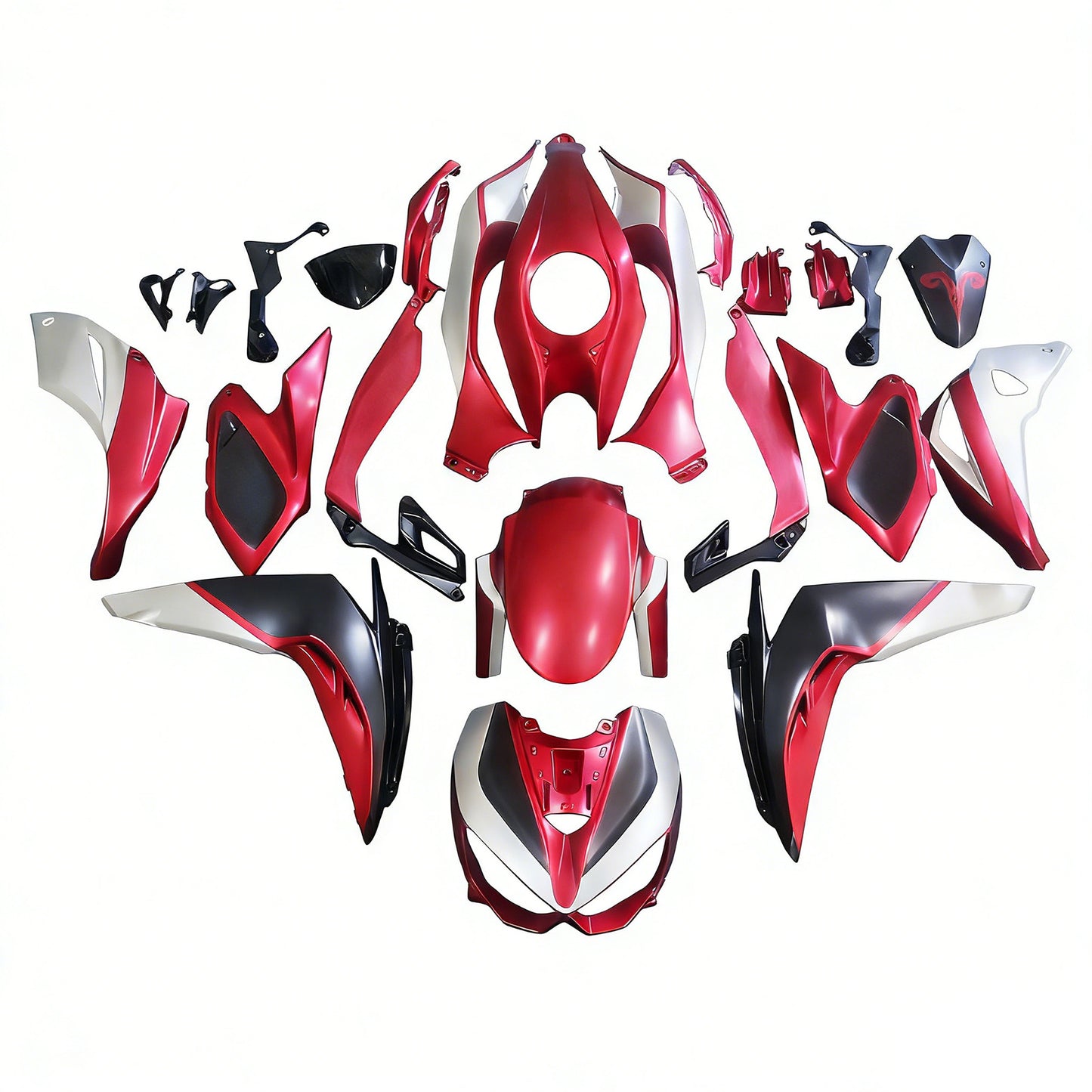 Amotopart Kawasaki Z1000 2014-2017 Kit carena Carrozzeria Plastica ABS