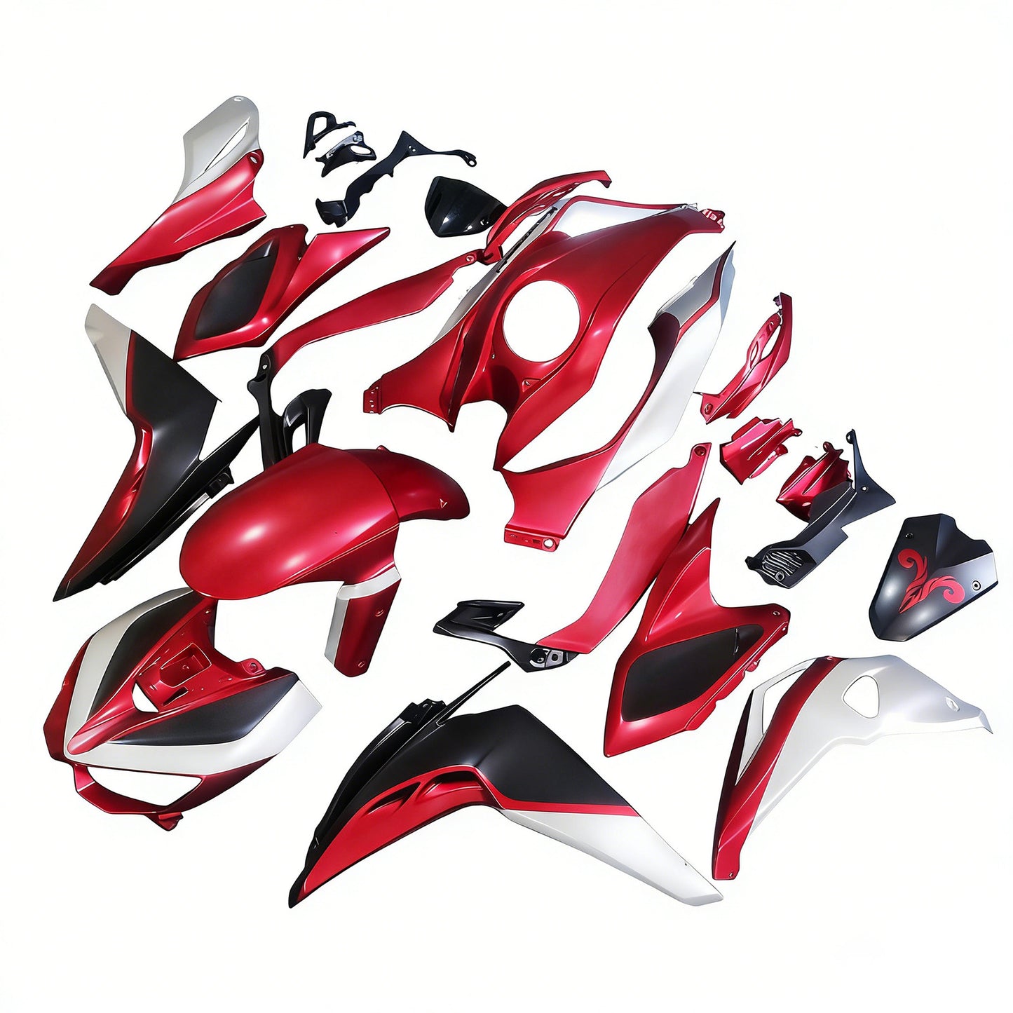 Amotopart Kawasaki Z1000 2014-2017 Kit carena Carrozzeria Plastica ABS