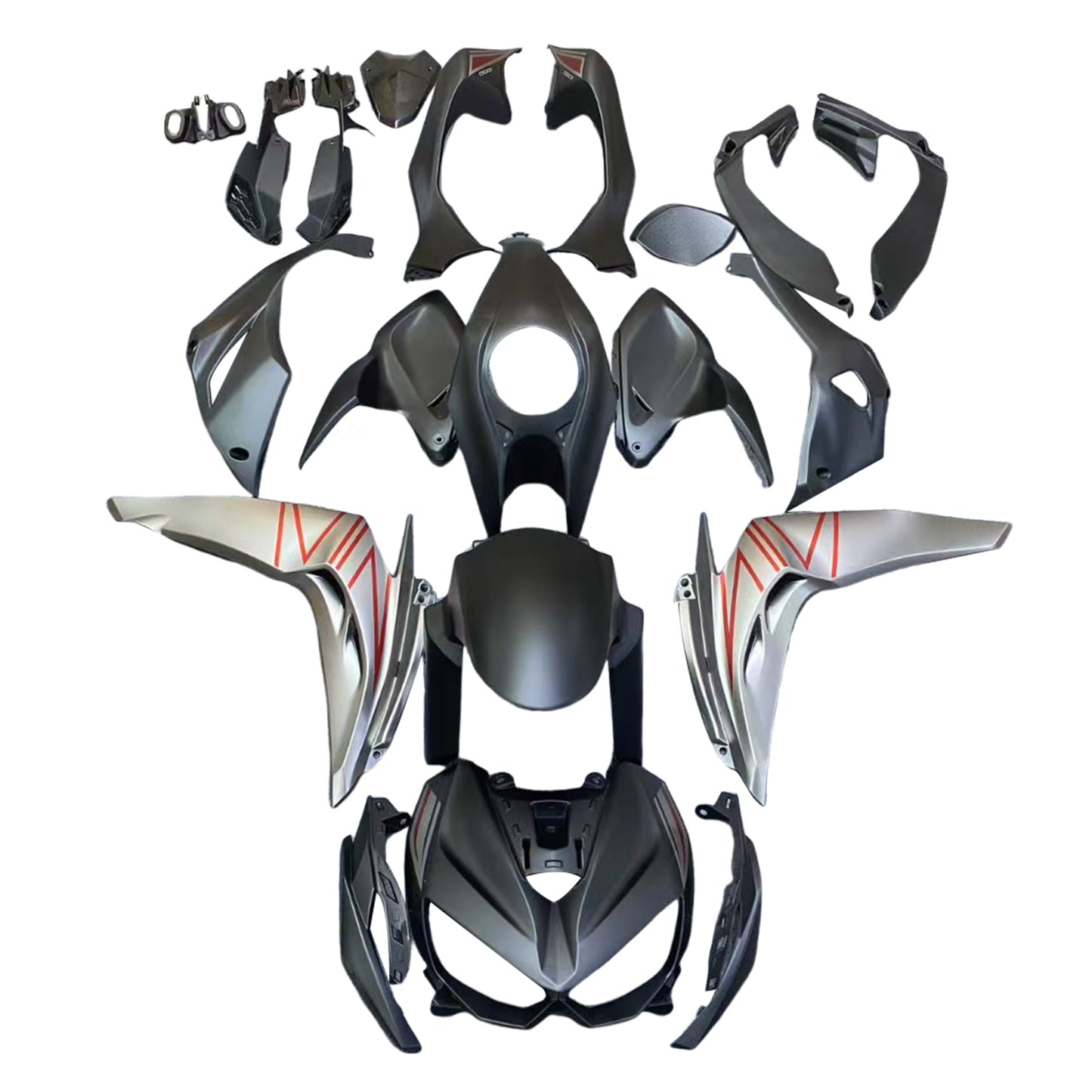 Amotopart Kawasaki Z1000 2014-2017 Kit carena Carrozzeria Plastica ABS