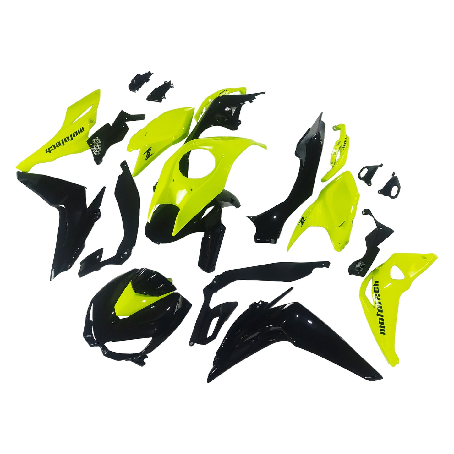 Amotopart Kawasaki Z1000 2014-2017 Kit carena Carrozzeria Plastica ABS