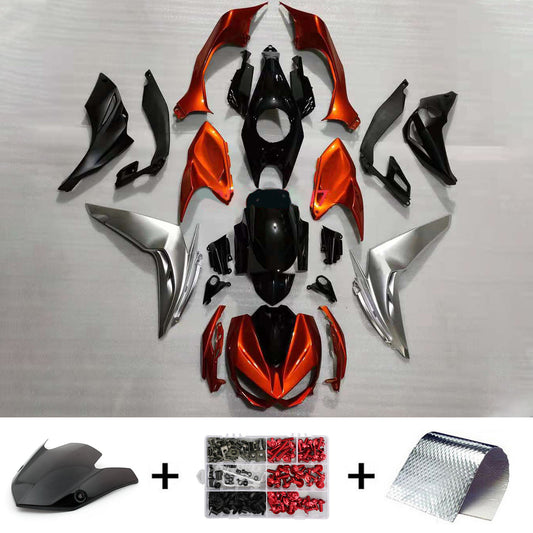 Amotopart Kawasaki Z1000 2014-2017 Kit carena Carrozzeria Plastica ABS