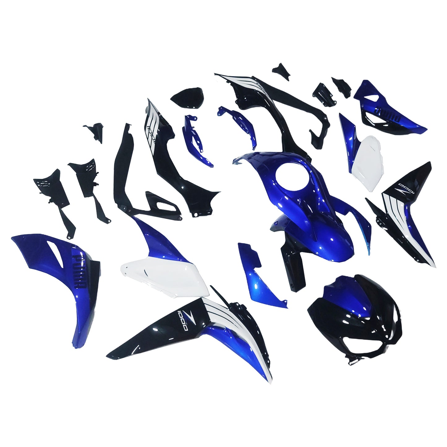 Kit carena iniezione Kawasaki Z1000 2014-2017 Carrozzeria in plastica ABS
