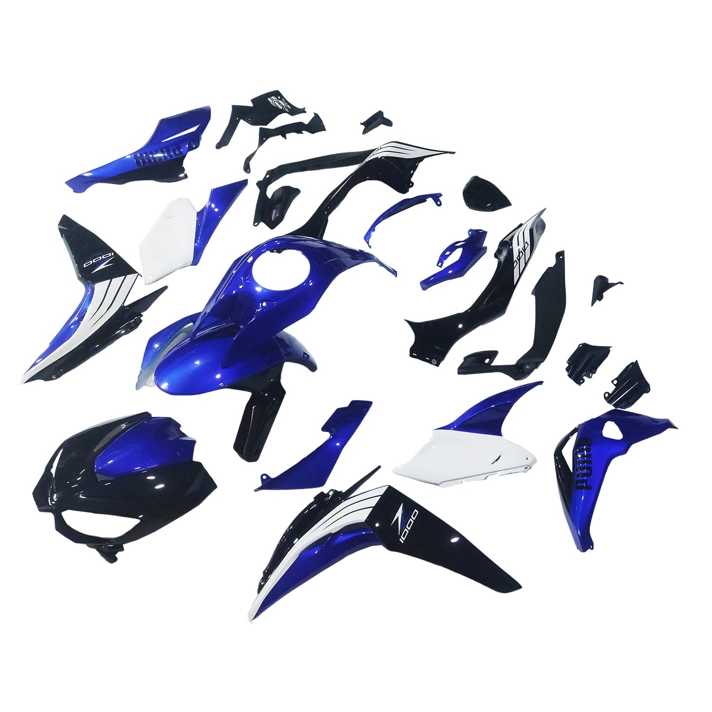 Kit carena iniezione Kawasaki Z1000 2014-2017 Carrozzeria in plastica ABS