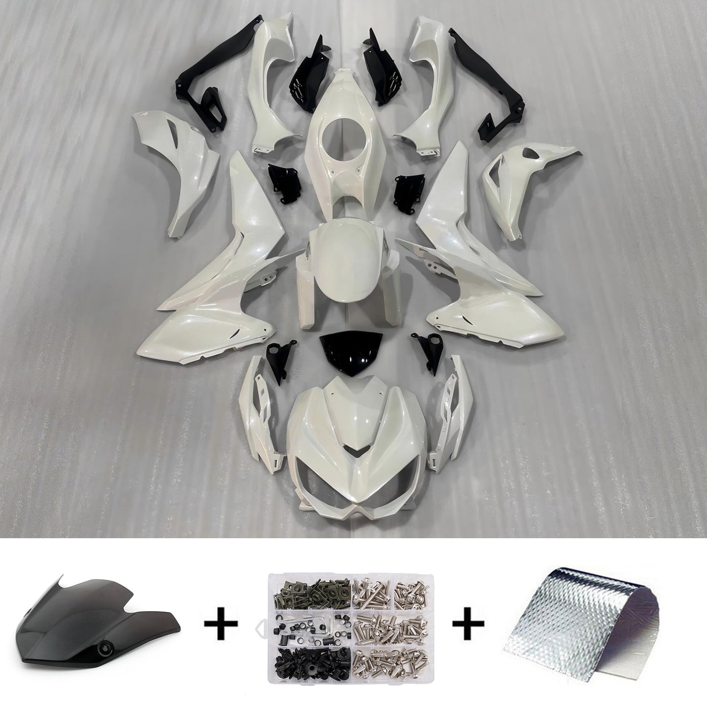 Kit carenatura iniezione in plastica ABS adatto per Kawasaki Z1000 2014-2017