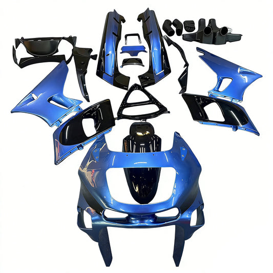 Amotopart Kawasaki ZZR400 1993-2007 ZZR600 1998-2003 Kit carena Carrozzeria Plastica ABS