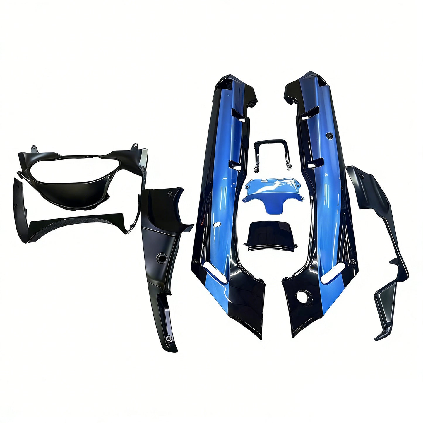 Amotopart Kawasaki ZZR400 1993-2007 ZZR600 1998-2003 Kit carena Carrozzeria Plastica ABS