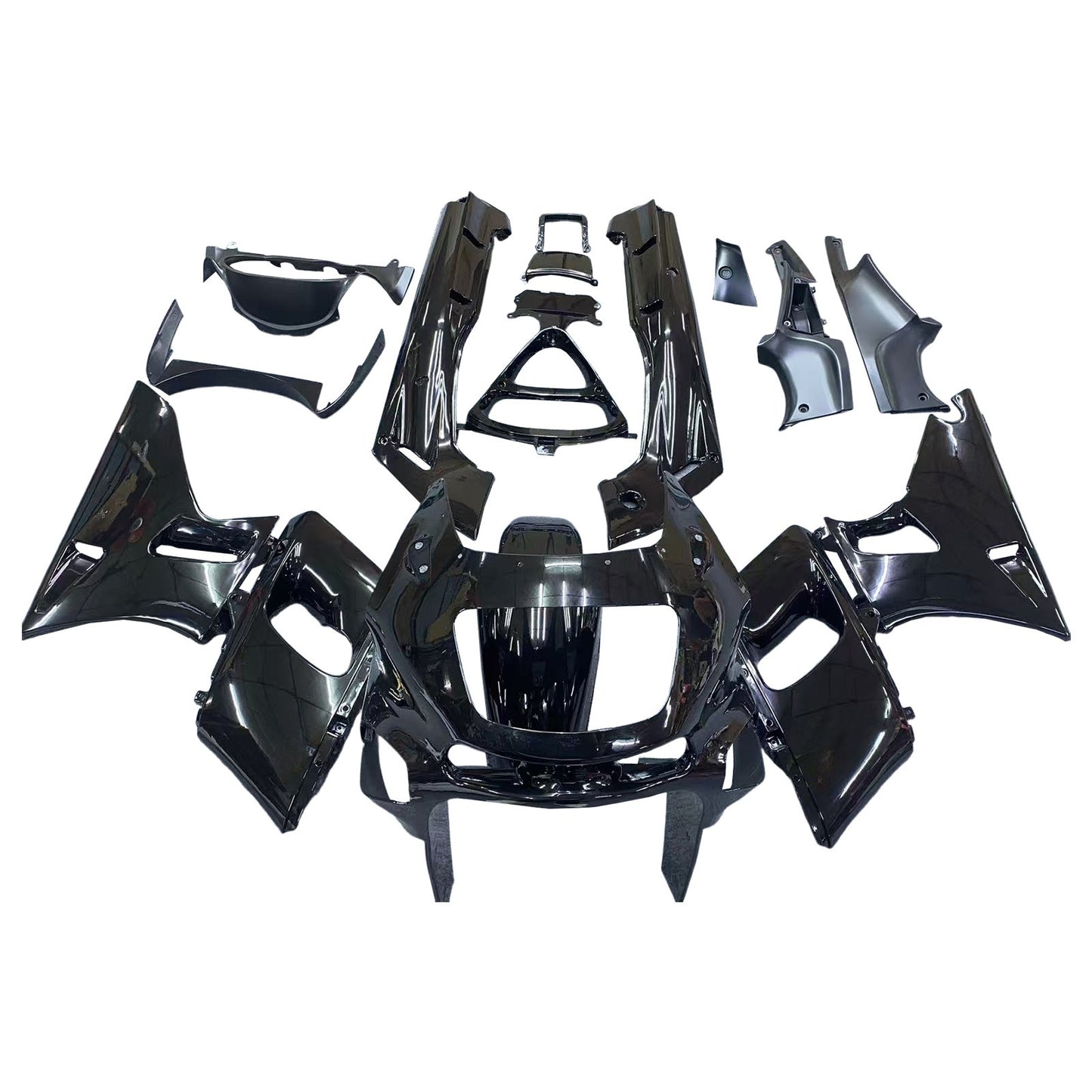 Amotopart Kawasaki ZZR400 1993-2007 ZZR600 1998-2003 Kit carena Carrozzeria Plastica ABS
