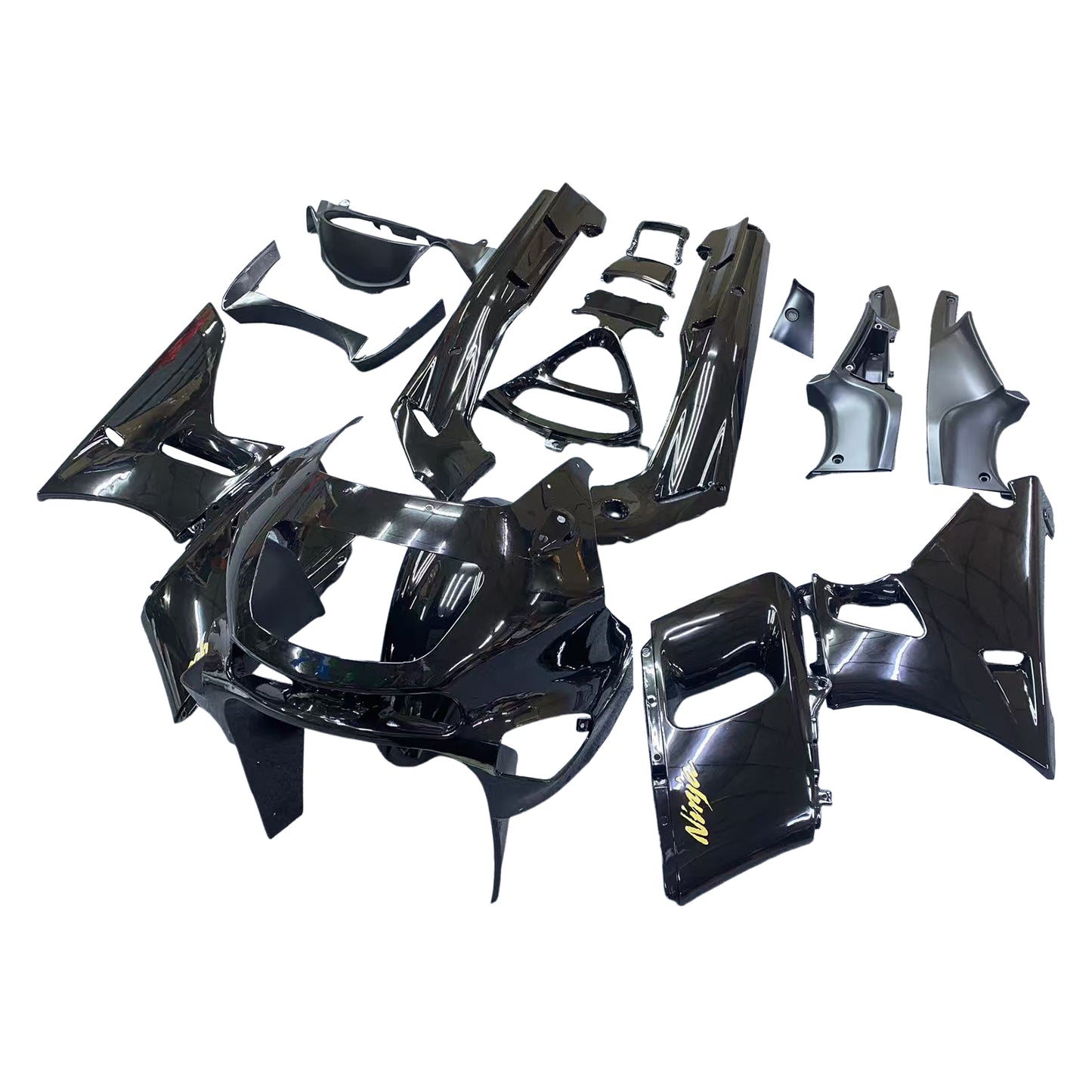 Amotopart Kawasaki ZZR400 1993-2007 ZZR600 1998-2003 Kit carena Carrozzeria Plastica ABS