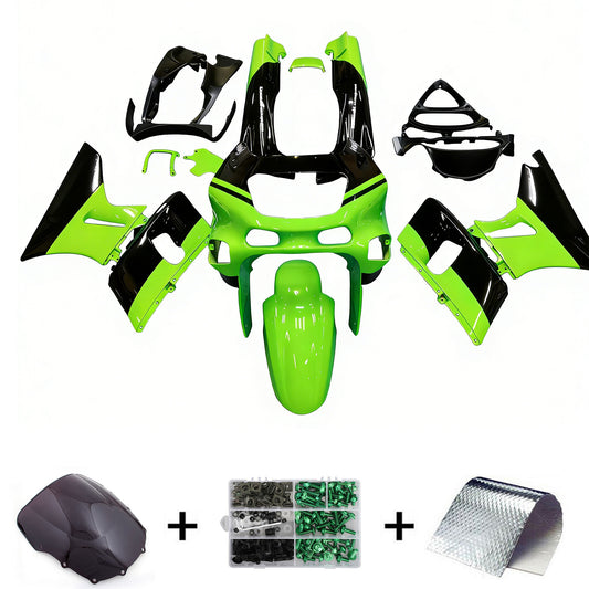 Amotopart Kawasaki ZZR400 1993-2007 ZZR600 1998-2003 Kit carena Carrozzeria Plastica ABS