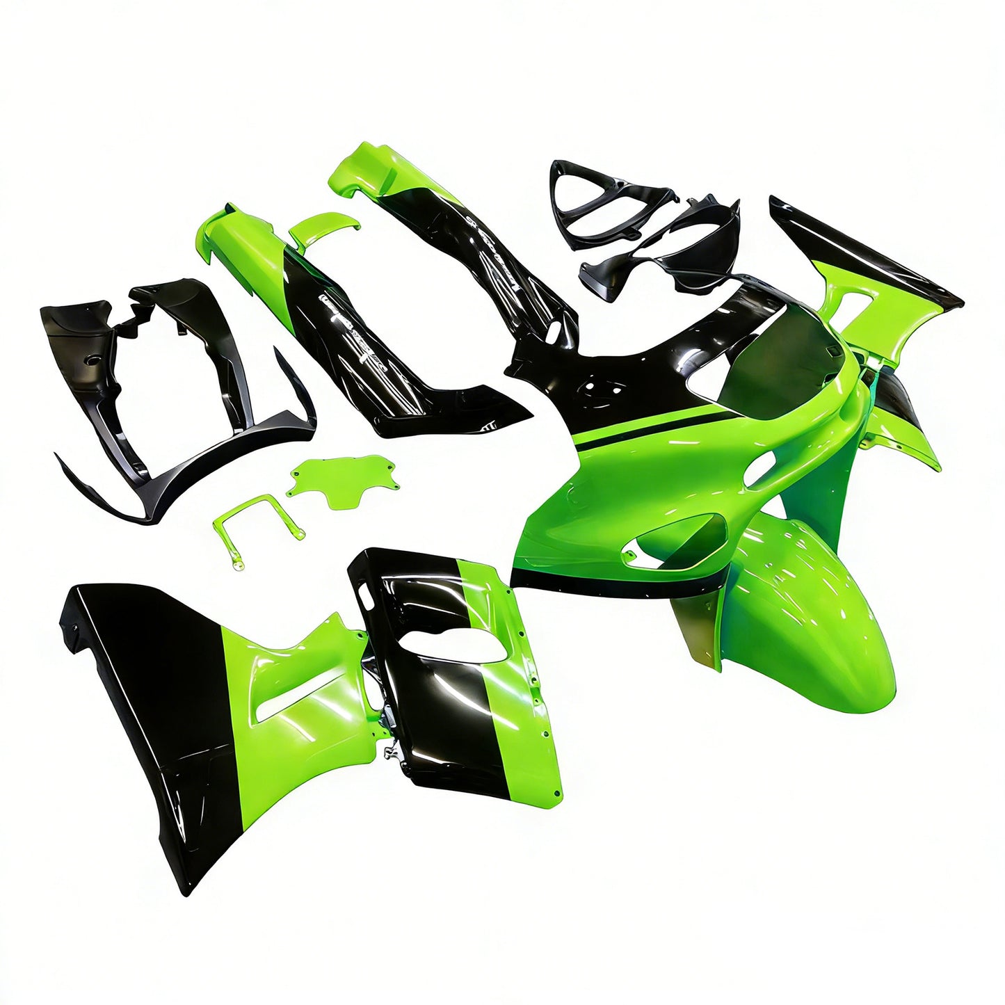 Amotopart Kawasaki ZZR400 1993-2007 ZZR600 1998-2003 Kit carena Carrozzeria Plastica ABS