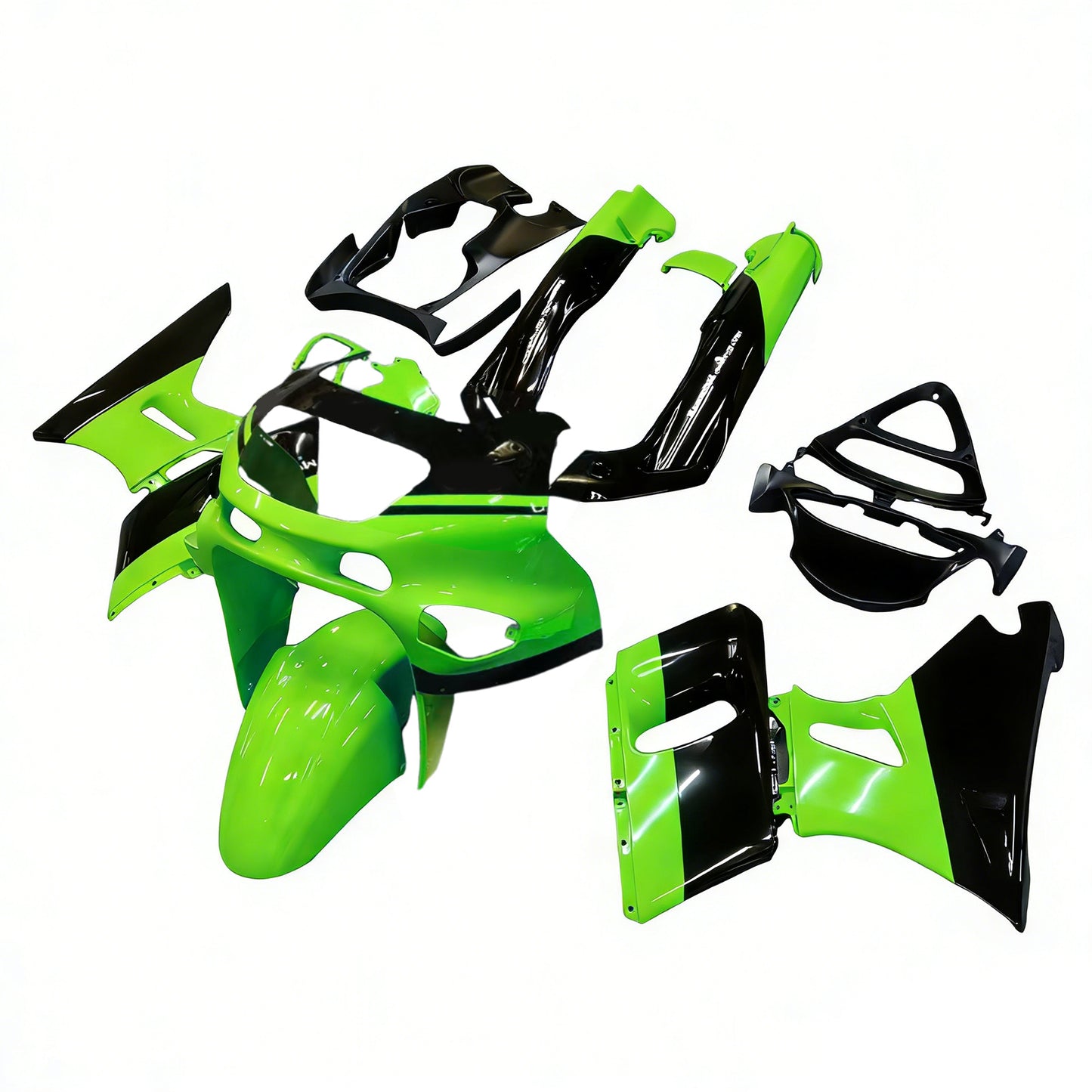 Amotopart Kawasaki ZZR400 1993-2007 ZZR600 1998-2003 Kit carena Carrozzeria Plastica ABS