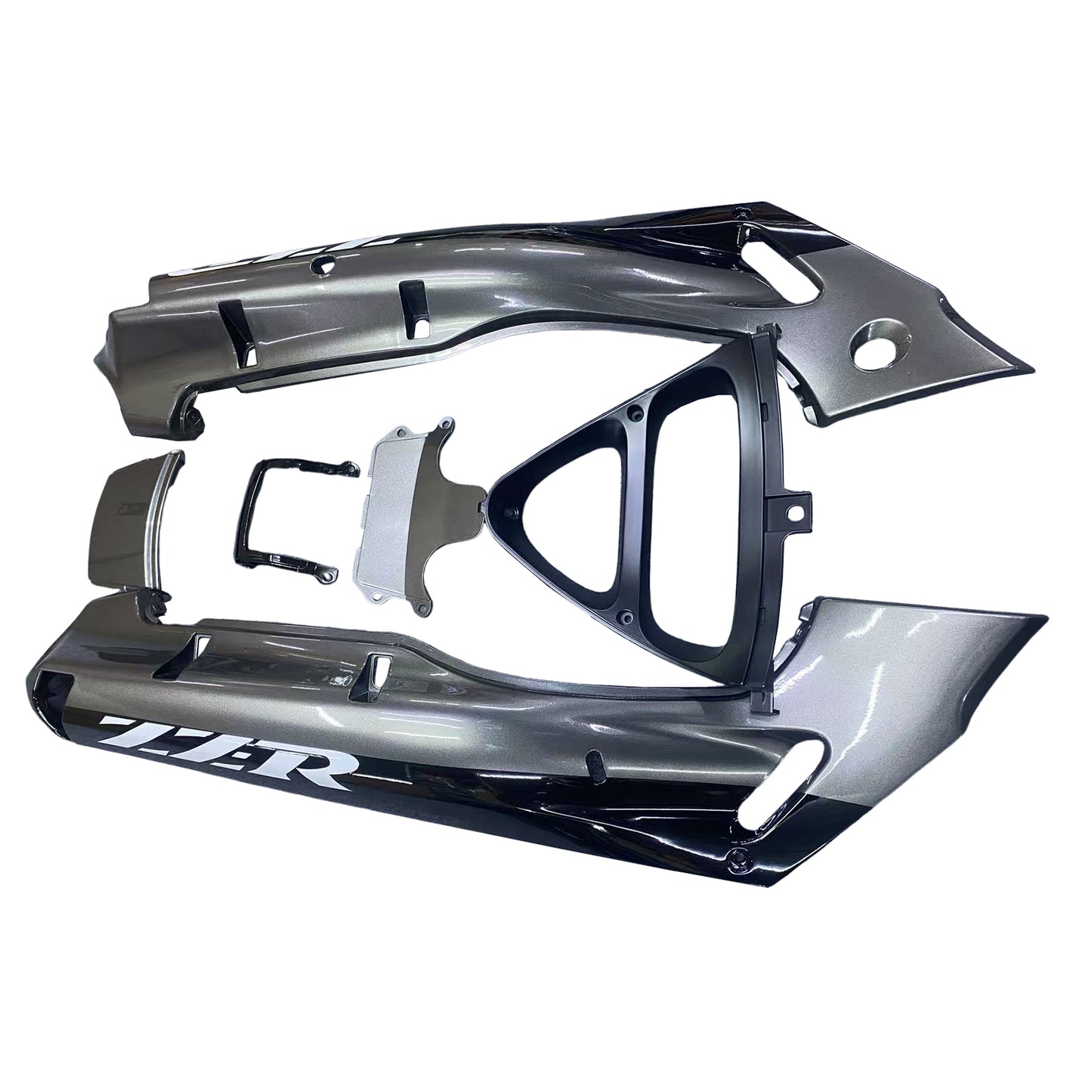 Amotopart Kawasaki ZZR400 1993-2007 ZZR600 1998-2003 Kit carena Carrozzeria Plastica ABS