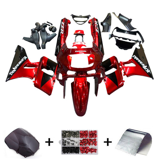 Amotopart Kawasaki ZZR400 1993-2007 ZZR600 1998-2003 Kit carena Carrozzeria Plastica ABS
