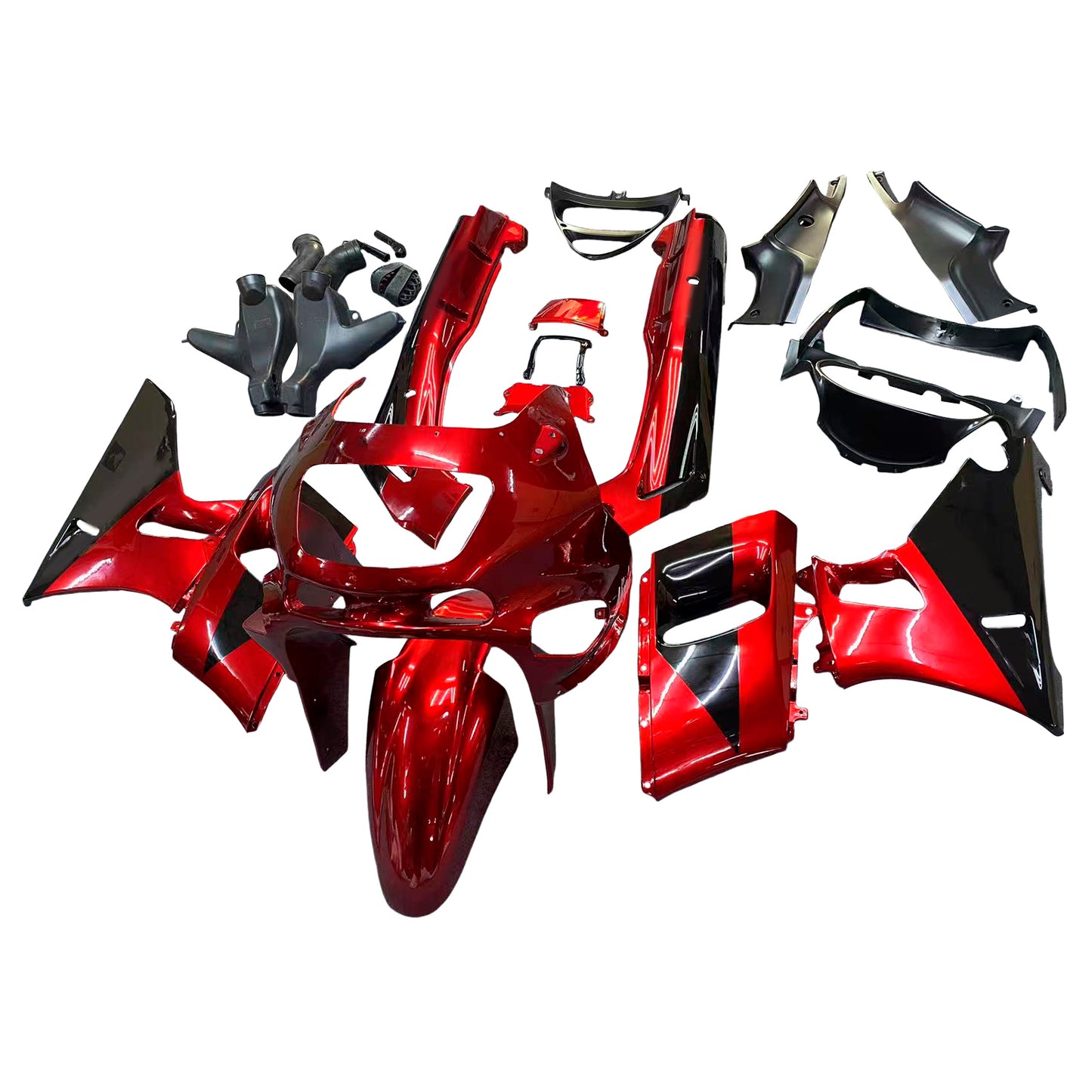Amotopart Kawasaki ZZR400 1993-2007 ZZR600 1998-2003 Kit carena Carrozzeria Plastica ABS