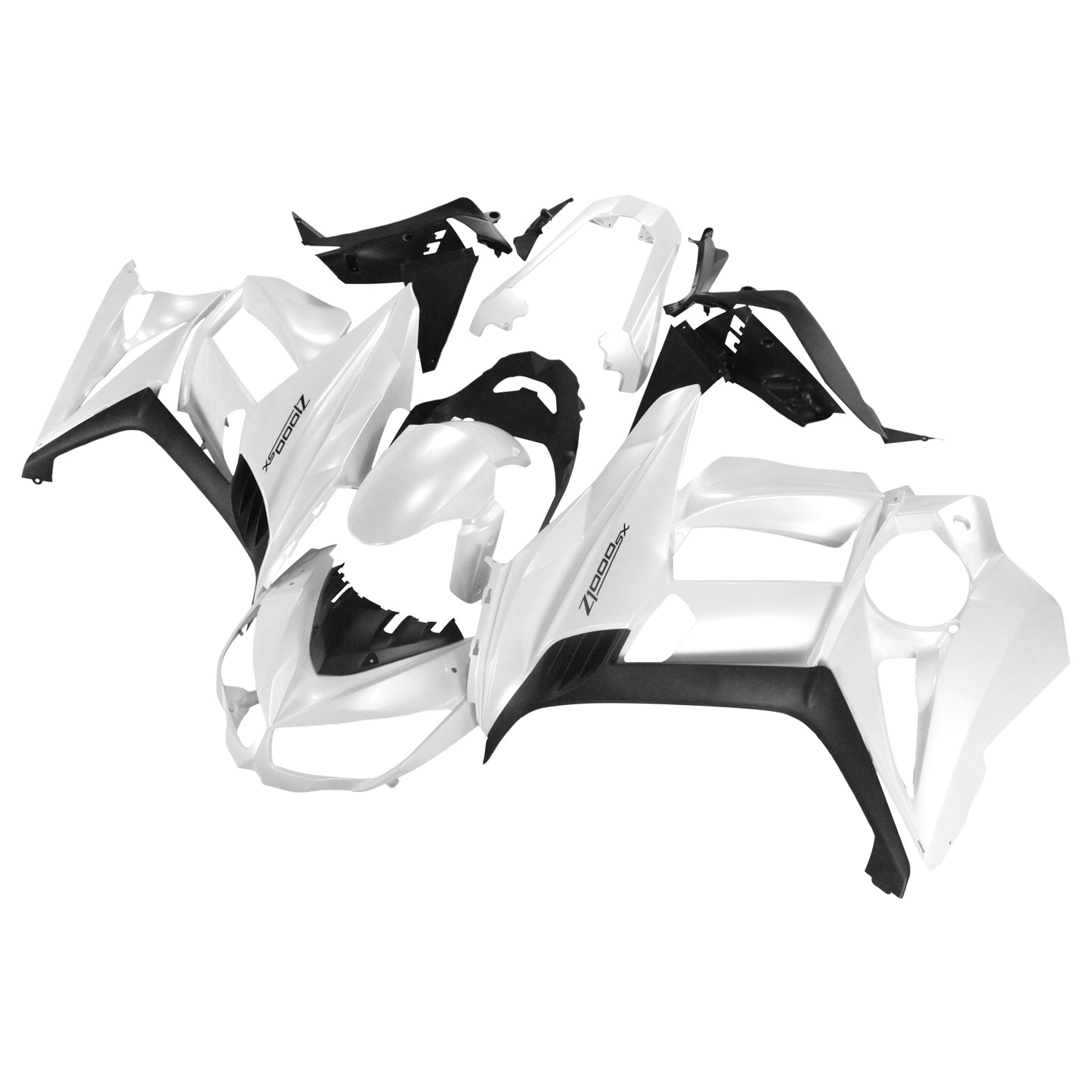 Amotopart Kawasaki Z1000SX 2010-2015 bianco