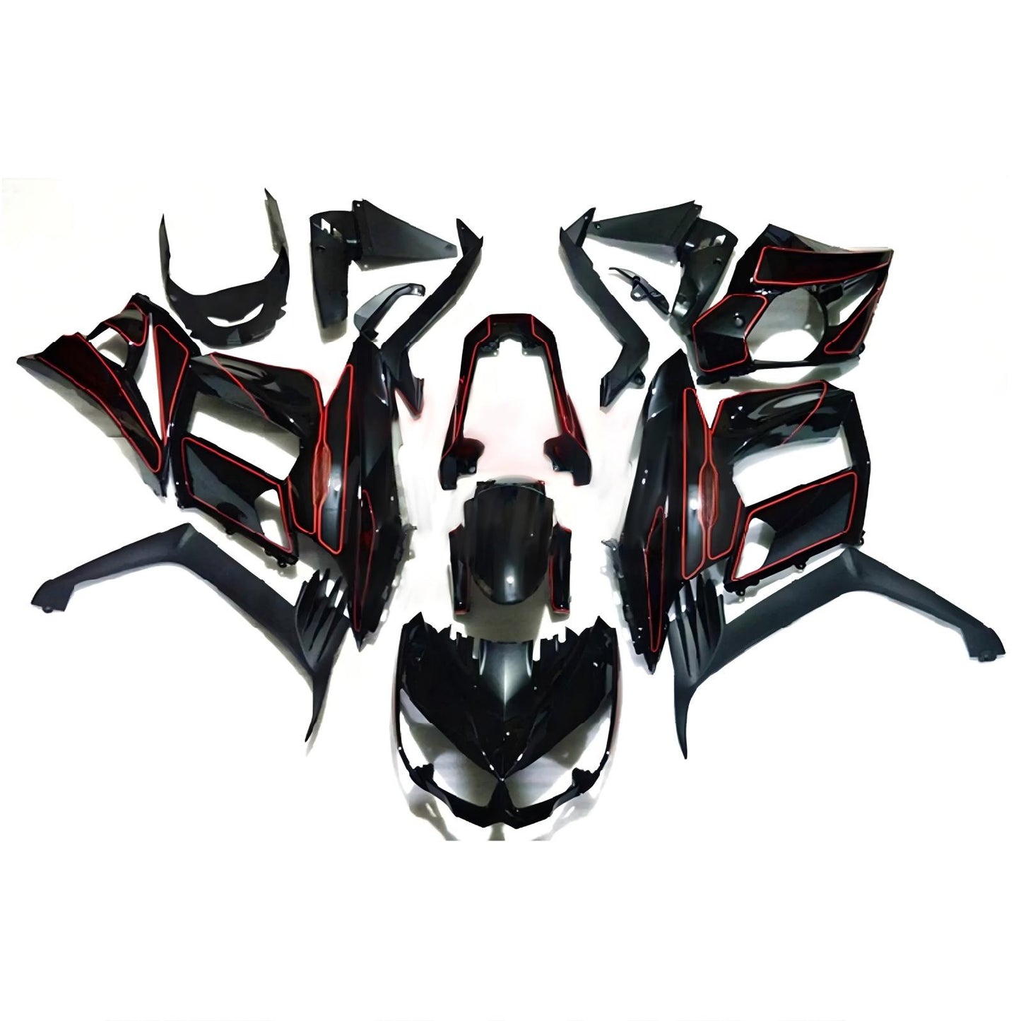 Kit carenatura iniezione in plastica ABS adatto per Kawasaki Z1000SX 2010-2015