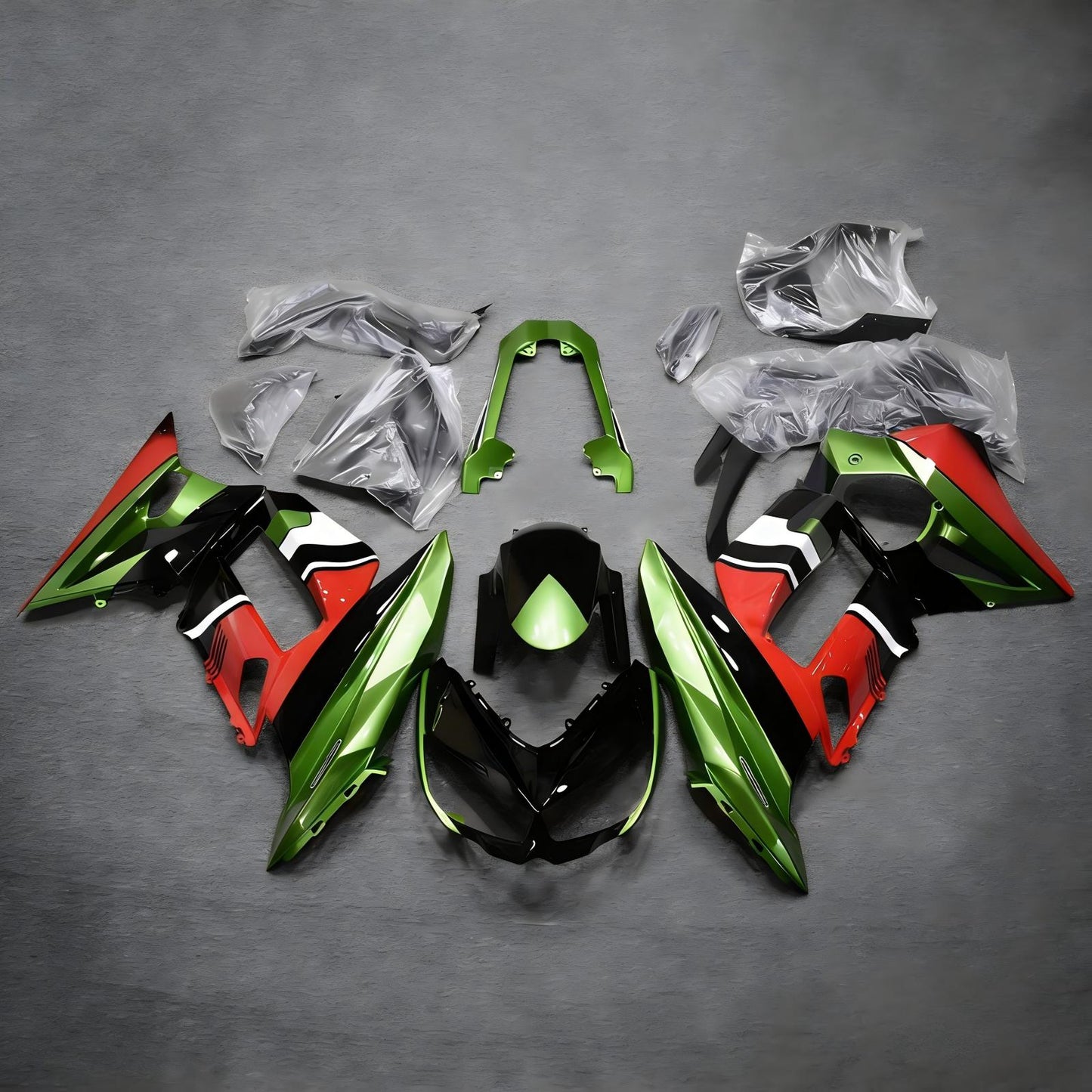 Kit carenatura iniezione in plastica ABS adatto per Kawasaki Z1000SX 2010-2015