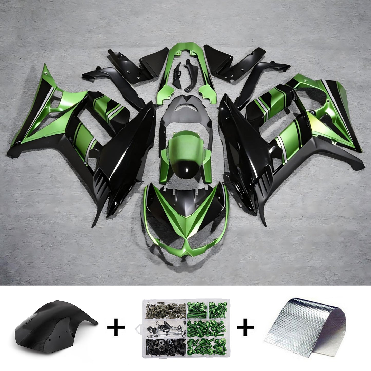 Kit carenatura iniezione in plastica ABS adatto per Kawasaki Z1000SX 2010-2015
