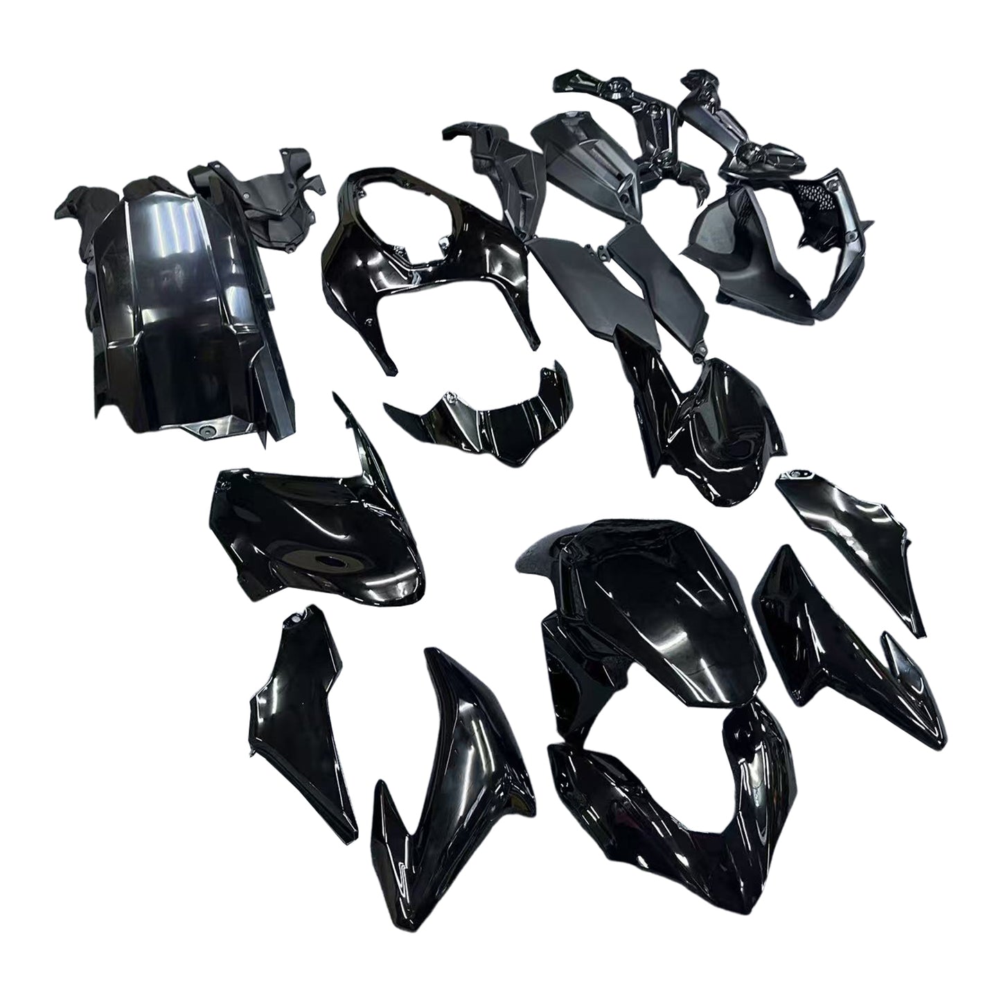 Amotopart Kawasaki 2017-2019 Kit di rivestimento nero Z900