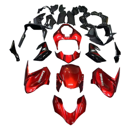 Amotopart Kawasaki 2017-2019 Kit di travestimento rosso Z900