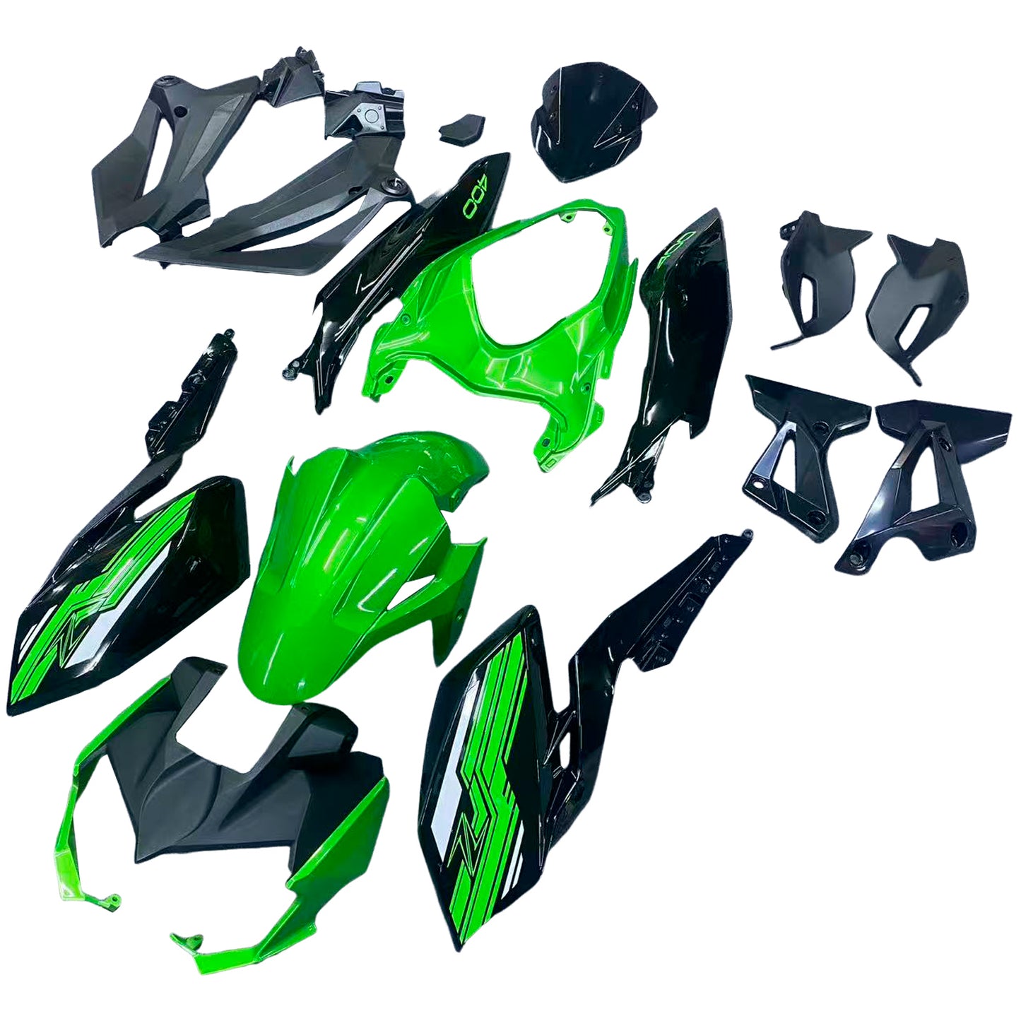 Amotopart Kit Carena Kawasaki Z400 2018-2020 Carrozzeria Plastica ABS