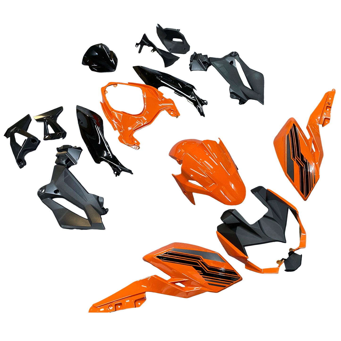 Amotopart Kit Carena Kawasaki Z400 2018-2020 Carrozzeria Plastica ABS