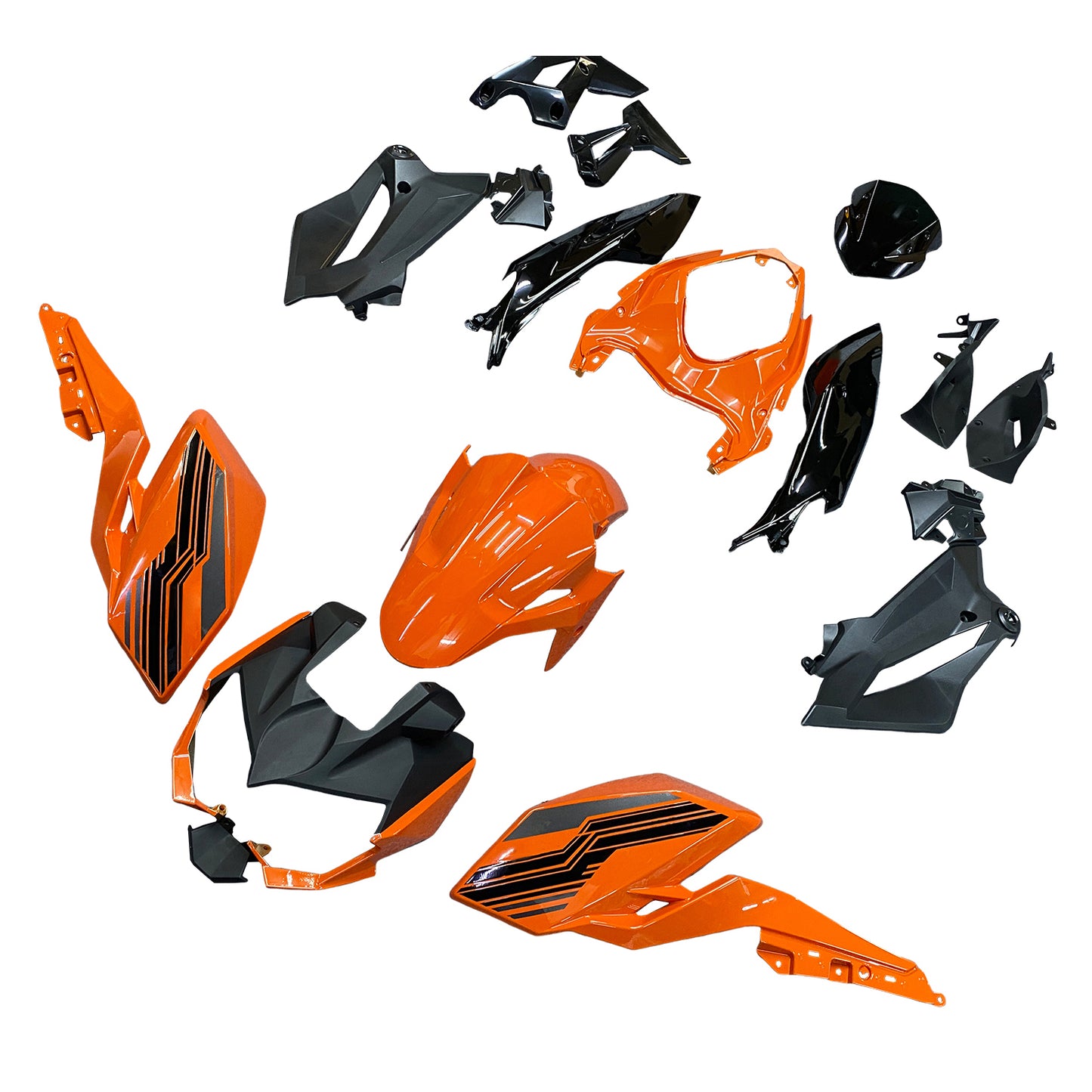 Amotopart Kit Carena Kawasaki Z400 2018-2020 Carrozzeria Plastica ABS