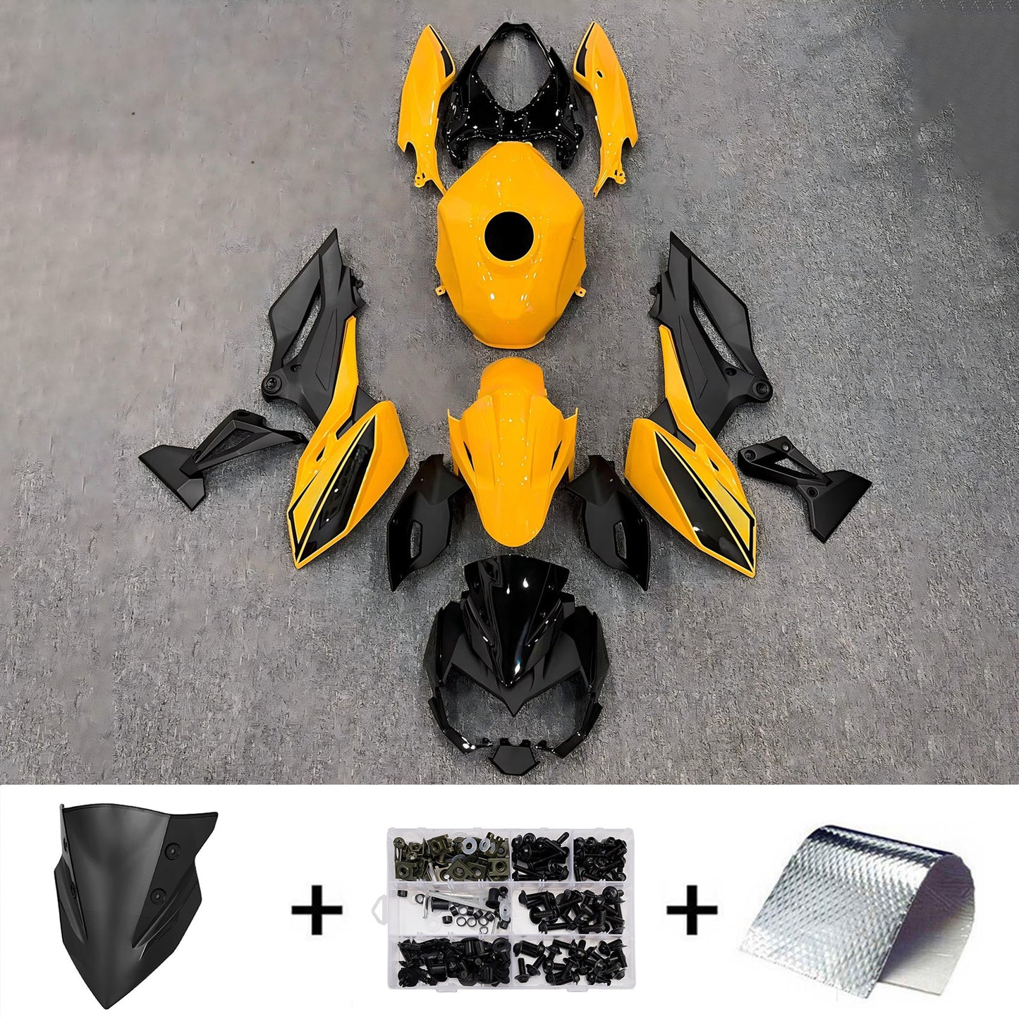 Kit carenatura iniezione in plastica ABS adatto per Kawasaki Z400 2018-2024