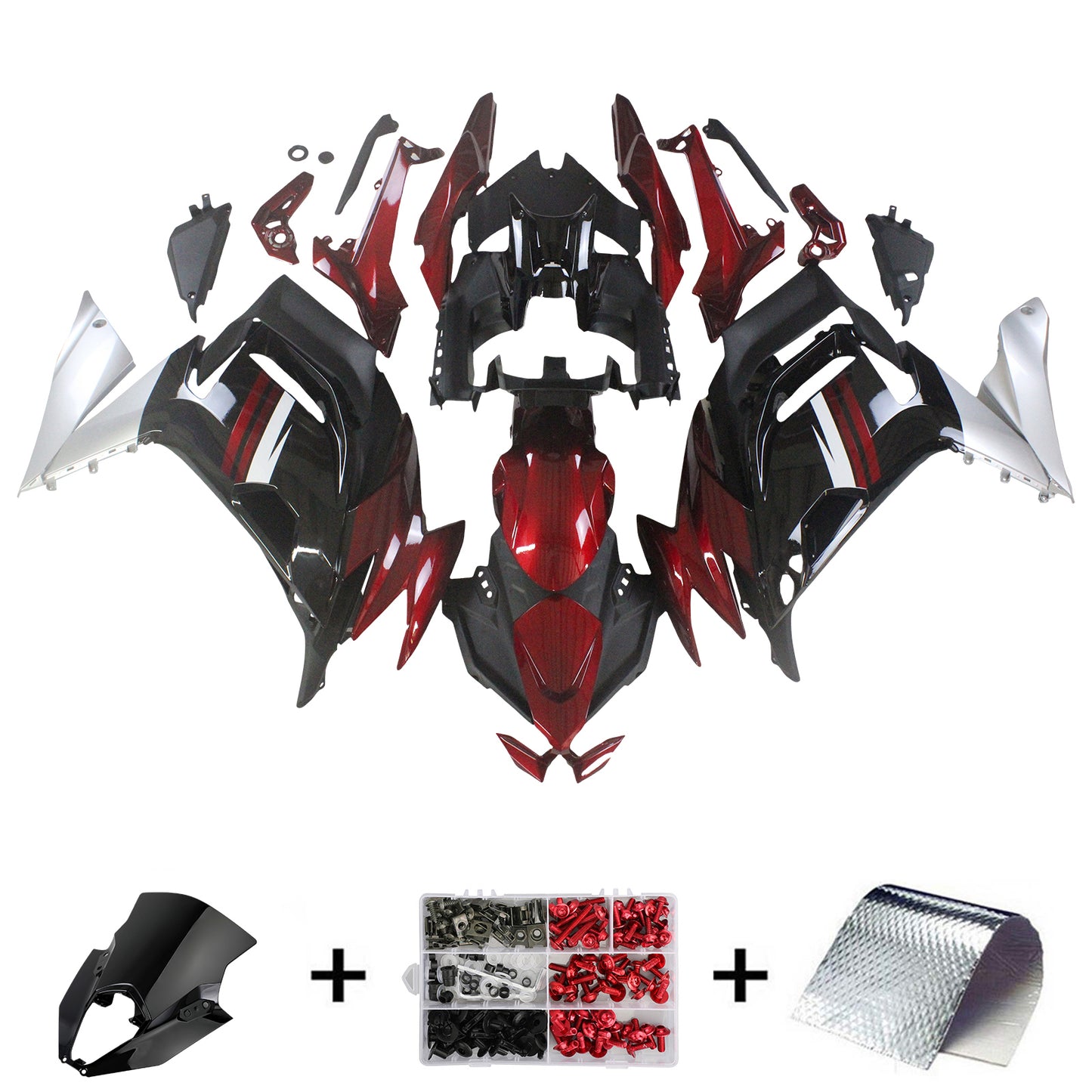 Kawasaki ER-6F Ninja650 2020-2026 Carenatura Kit Carrozzeria ABS