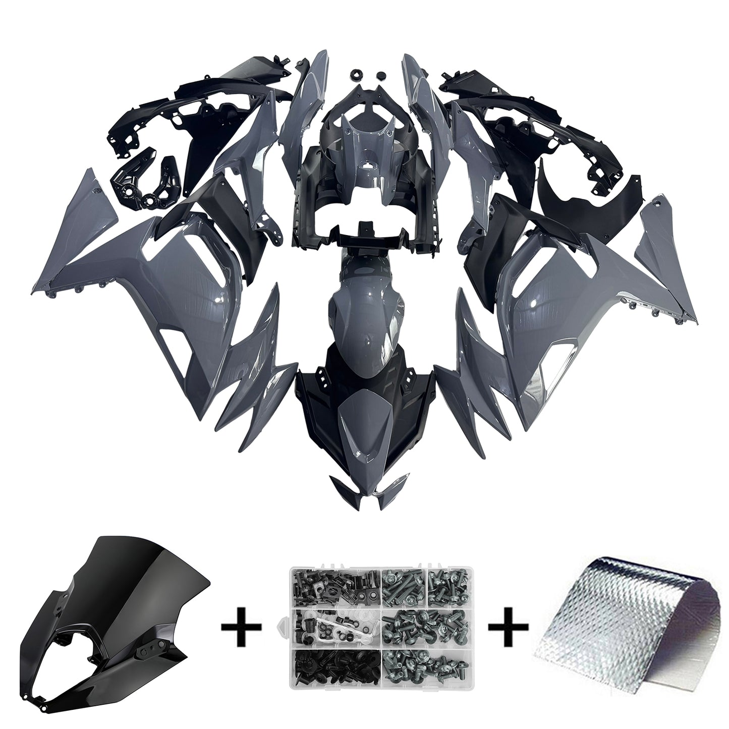 Kit carena iniezione Kawasaki ER-6F Ninja650 2020-2026 Carrozzeria ABS