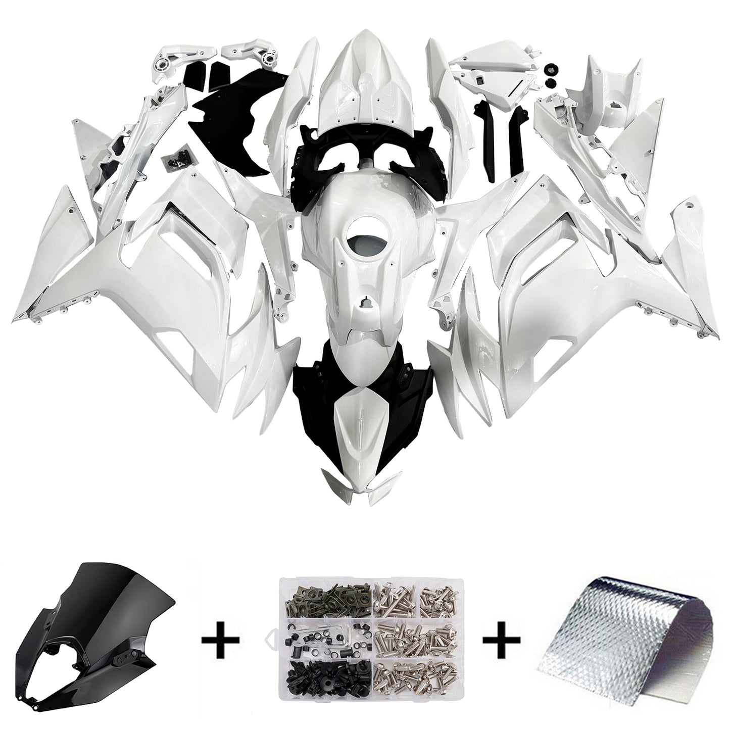Kit carenatura iniezione ABS adatto per Kawasaki ER-6F Ninja650 2020-2026