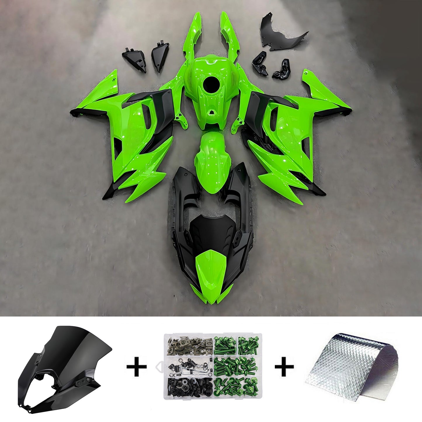 Kit carenatura iniezione ABS adatto per Kawasaki ER-6F Ninja650 2020-2026