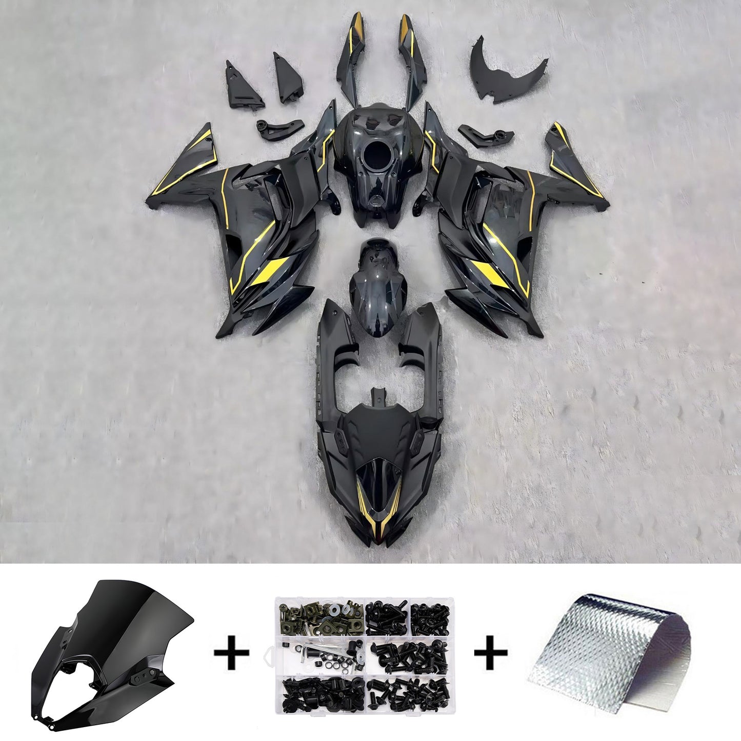 Kit carenatura iniezione ABS adatto per Kawasaki ER-6F Ninja650 2020-2026